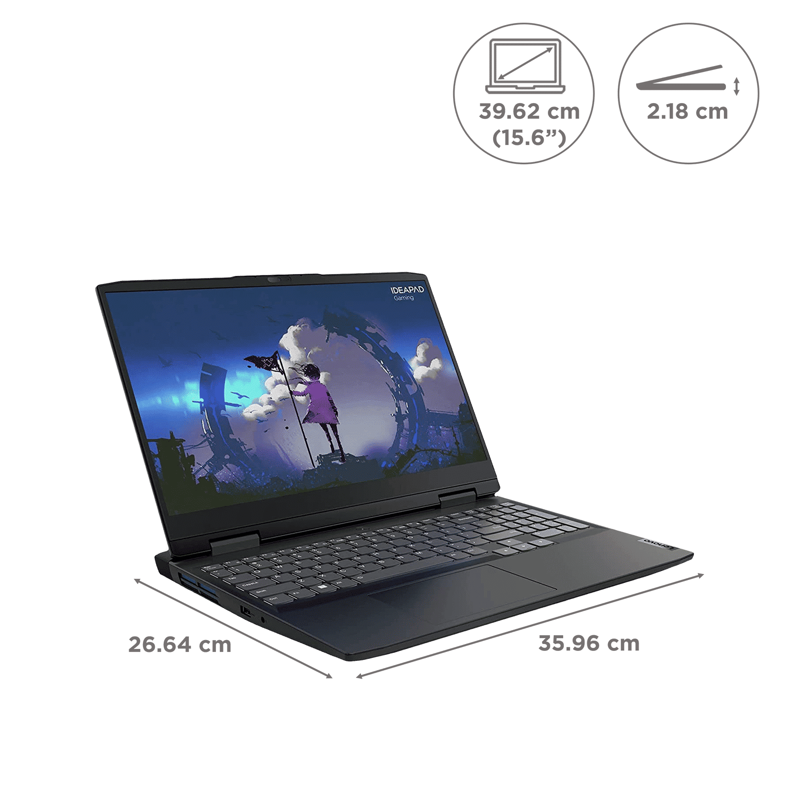 Lenovo IdeaPad Gaming 3 15IAH7 Intel Core i5 12th Gen (15.6 inch, 16GB, 512GB, Windows 11 Home, MS Office 2021, NVIDIA GeForce RTX 3050, FHD IPS Display, Onyx Grey, 82S9014KIN) Lenovo IdeaPad Gaming 3 15IAH7 Intel Core i5 12th Gen (15.6 inch, 16GB, 512GB, Windows 11 Home, MS Office 2021, NVIDIA GeForce RTX 3050, FHD IPS Display, Onyx Grey, 82S9014KIN)_2