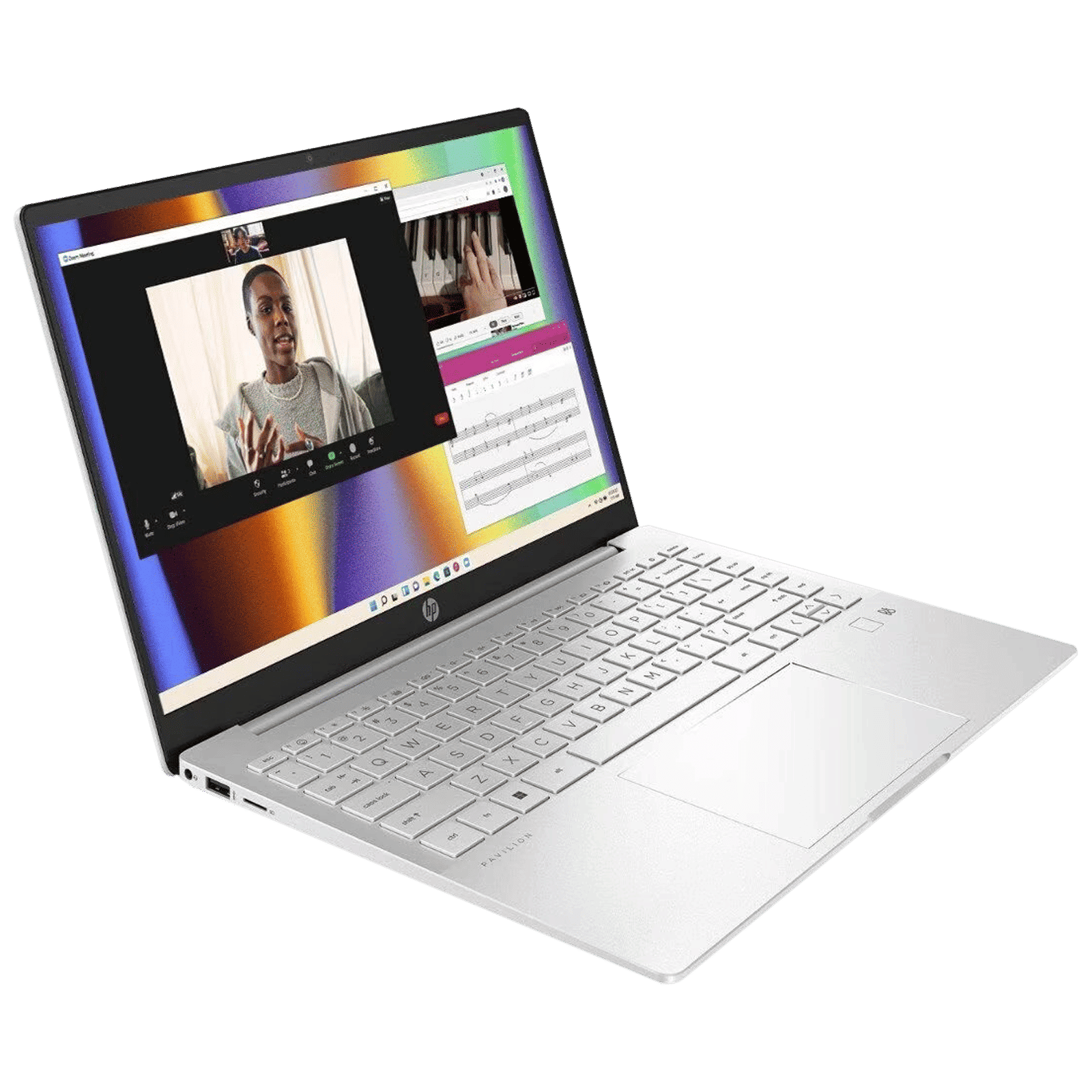 HP Pavilion Plus 14-eh1022TU Intel Core i5 13th Gen (14 inch, 16GB, 512GB, Windows 11 Home, MS Office 2021, Intel Iris Xe, IPS Display, Natural Silver, 81B19PA)_7