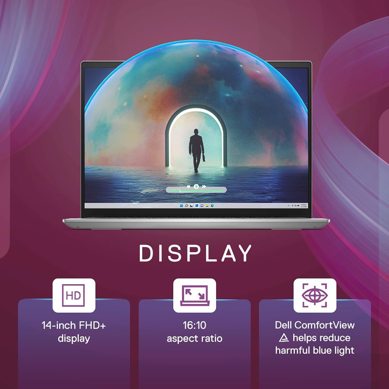 DELL Inspiron 5430 Intel Core i5 13th Gen (14 inch, 16GB, 1TB, Windows 11, MS Office 2021, Intel Iris Xe, FHD Plus Display, Platinum Silver, IN5430JNH1P001ORS1)_16