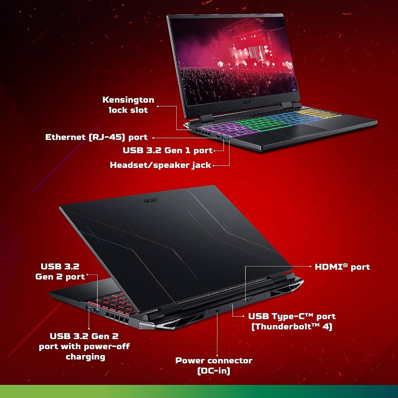 acer Nitro 5 Intel Core i7 12th Gen Gaming Laptop (16GB, 1TB SSD, Windows 11 Home, 8GB Graphics, 15.6 inch 165 Hz QHD IPS Display, NVIDIA GeForce RTX 3070 Ti, Black, 2.6 KG)_12