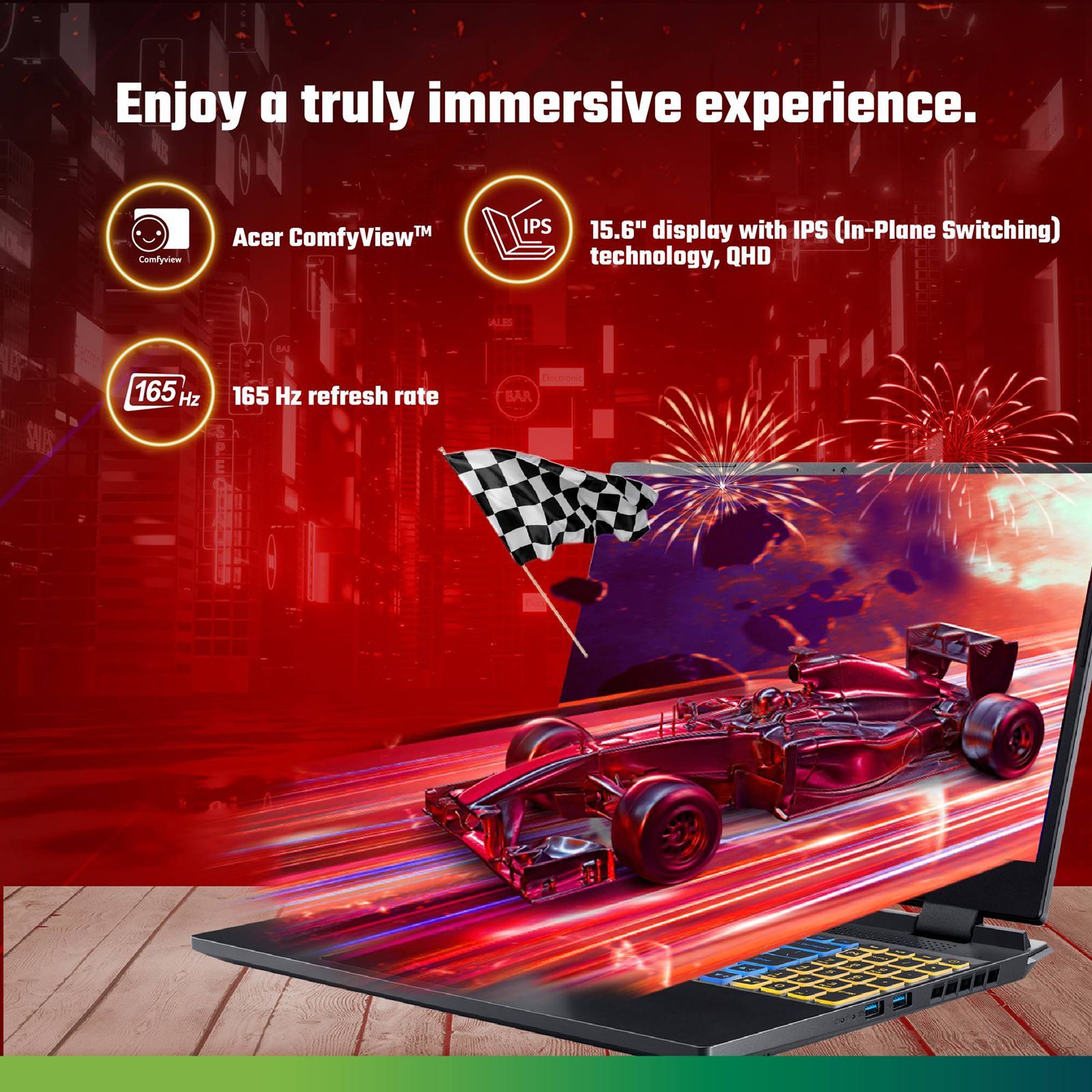 acer Nitro 5 Intel Core i7 12th Gen Gaming Laptop (16GB, 1TB SSD, Windows 11 Home, 8GB Graphics, 15.6 inch 165 Hz QHD IPS Display, NVIDIA GeForce RTX 3070 Ti, Black, 2.6 KG)_17