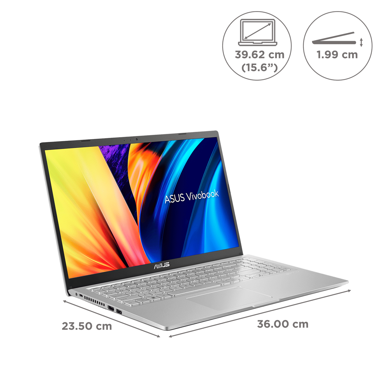 ASUS Vivobook 15 X1500EA-EJ326WS Intel Core i3 11th Gen Laptop (8GB, 512GB SSD, Windows 11 Home, 15.6 inch FHD LED Backlit Display, MS Office 2021, Slate Grey, 1.8 Kg)_2