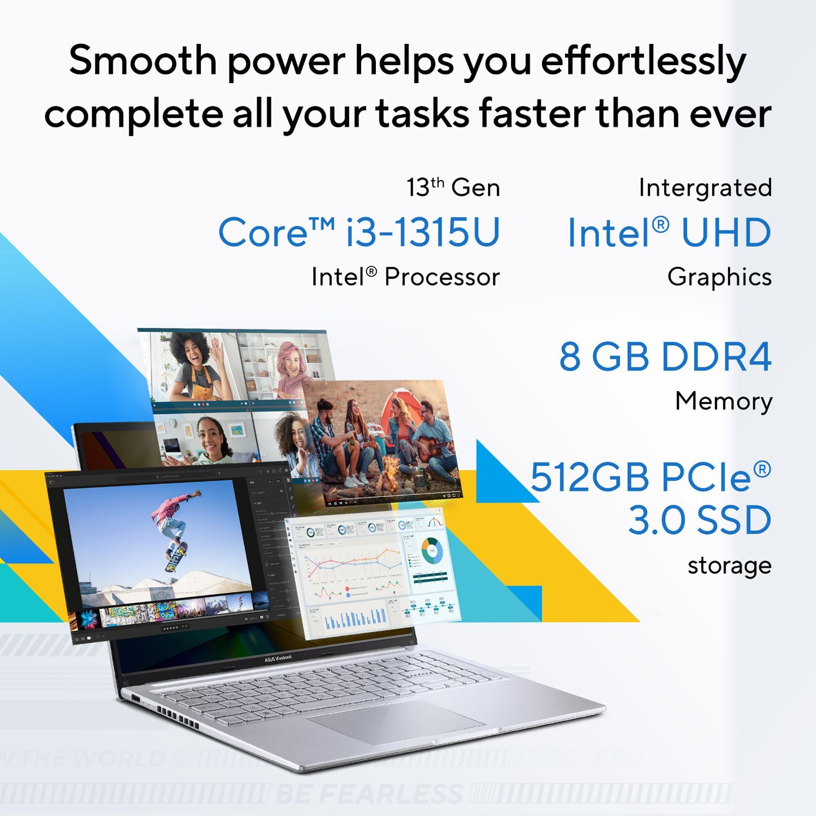 ASUS Vivobook 16 X1605VAB-MB322WS Intel Core i3 13th Gen Thin and Light Laptop (8GB, 512GB SSD, Windows 11 Home, 16 inch WUXGA IPS Display, MS Office 2021, Cool Silver, 1.88 KG)_7