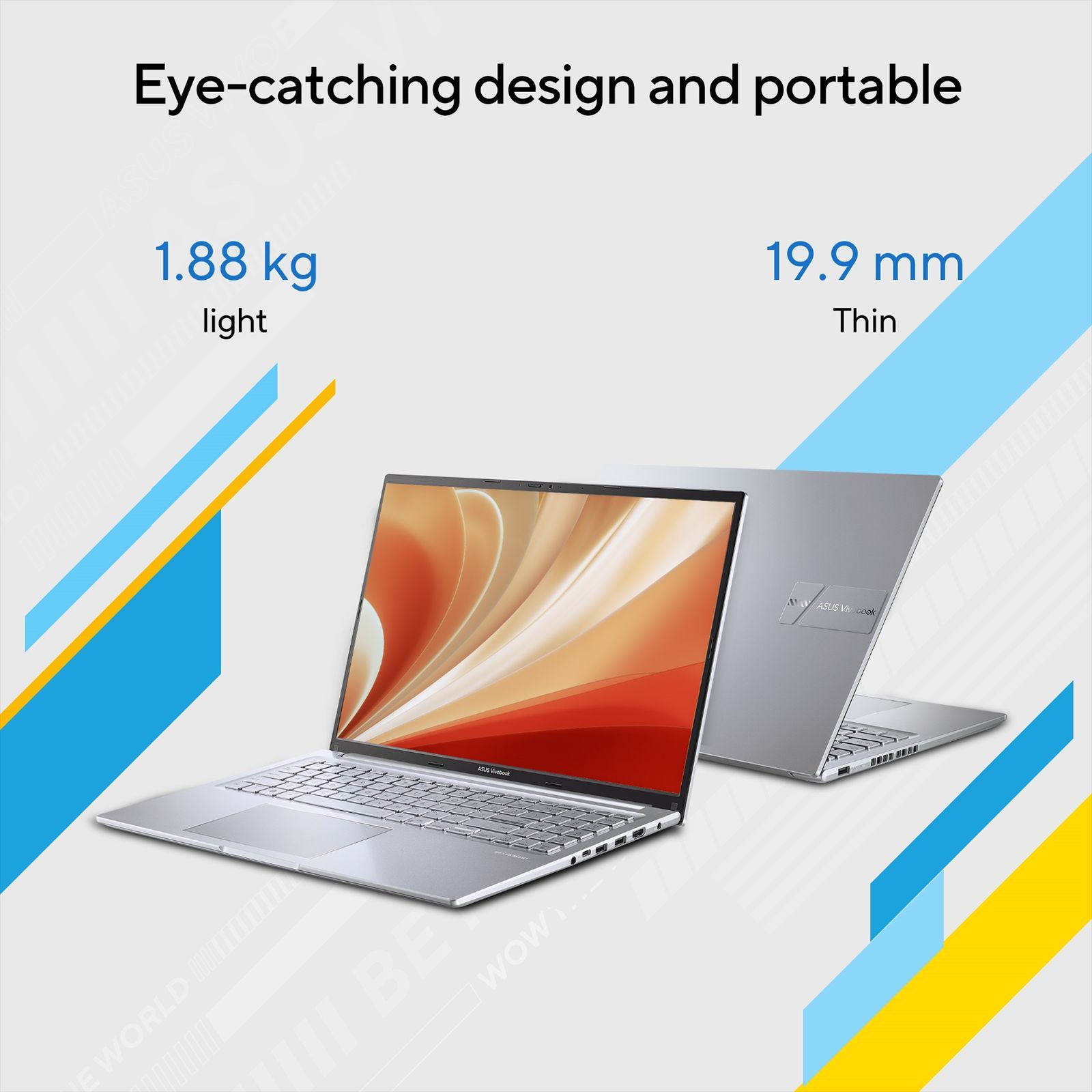 ASUS Vivobook 16 X1605VAB-MB322WS Intel Core i3 13th Gen Thin and Light Laptop (8GB, 512GB SSD, Windows 11 Home, 16 inch WUXGA IPS Display, MS Office 2021, Cool Silver, 1.88 KG)_9