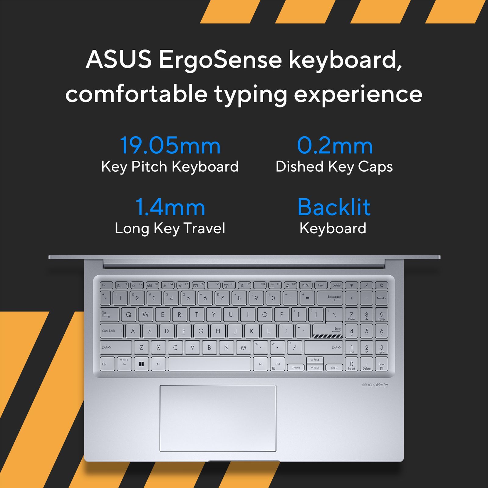 ASUS Vivobook 15X K3504VAB-NJ322WS Intel Core i3 13th Gen Thin and Light Laptop (8GB, 512GB SSD, Windows 11 Home, 15.6 inch Full HD LED-Backlit Display, MS Office 2021, Cool Silver, 1.6 KG)_13