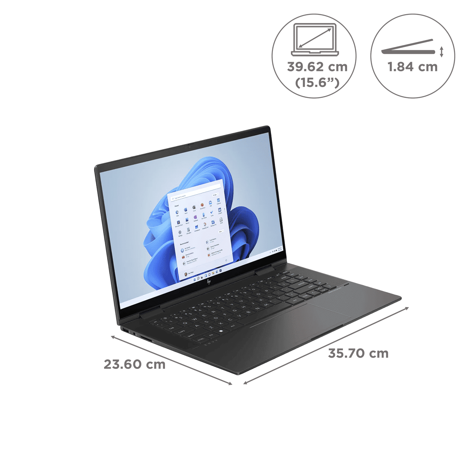 HP Envy x360 15-fe0032TU Intel Core i7 13th Gen (15.6 inch, 16GB, 1TB, Windows 11 Home, MS Office 2021, Intel Iris Xe, FHD OLED Display, Nightfall Black, 8C4R9PA)_2