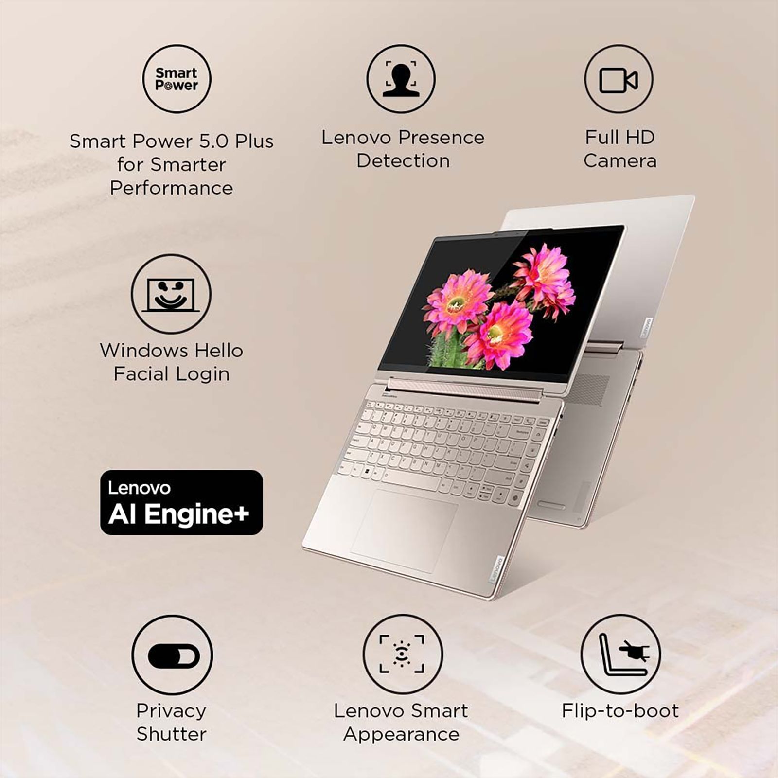 Lenovo Yoga 9 14IRP8 Intel Core i7 13th Gen (14 inch, 16GB, 1TB, Windows 11 Home, MS Office 2021, Intel Iris Xe, OLED Display, Oatmeal, 83B1004XIN) Lenovo Yoga 9 14IRP8 Intel Core i7 13th Gen (14 inch, 16GB, 1TB, Windows 11 Home, MS Office 2021, Intel Iris Xe, OLED Display, Oatmeal, 83B1004XIN)_20