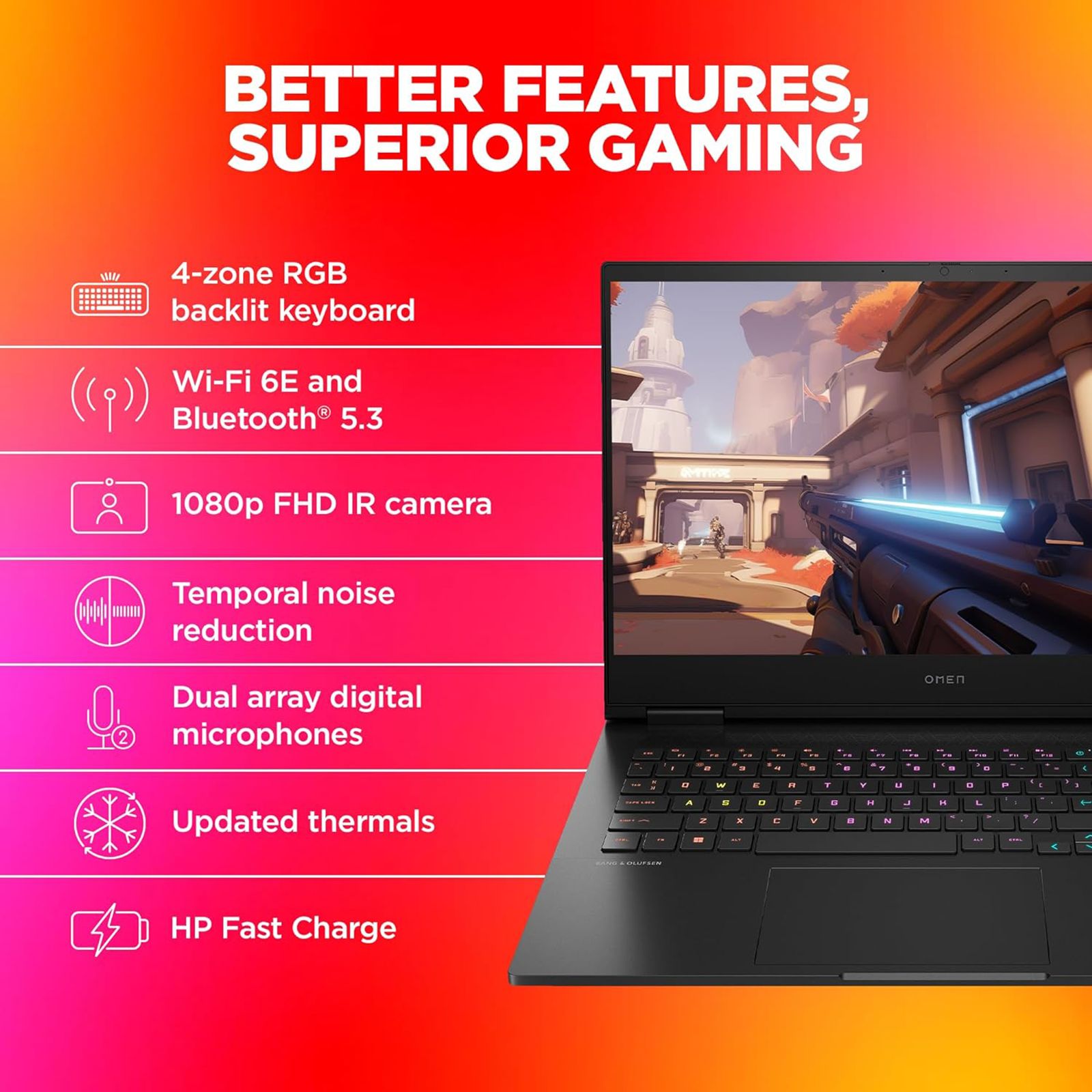 HP OMEN 16-xf0059AX AMD Ryzen 7 (16.1 inch, 16GB, 512GB, Windows 11 Home, MS Office 2021, NVIDIA GeForce RTX 4060, Full HD IPS Display, Shadow Black, 8L8Q8PA) HP OMEN 16-xf0059AX AMD Ryzen 7 (16.1 inch, 16GB, 512GB, Windows 11 Home, MS Office 2021, NVIDIA GeForce RTX 4060, Full HD IPS Display, Shadow Black, 8L8Q8PA)_11