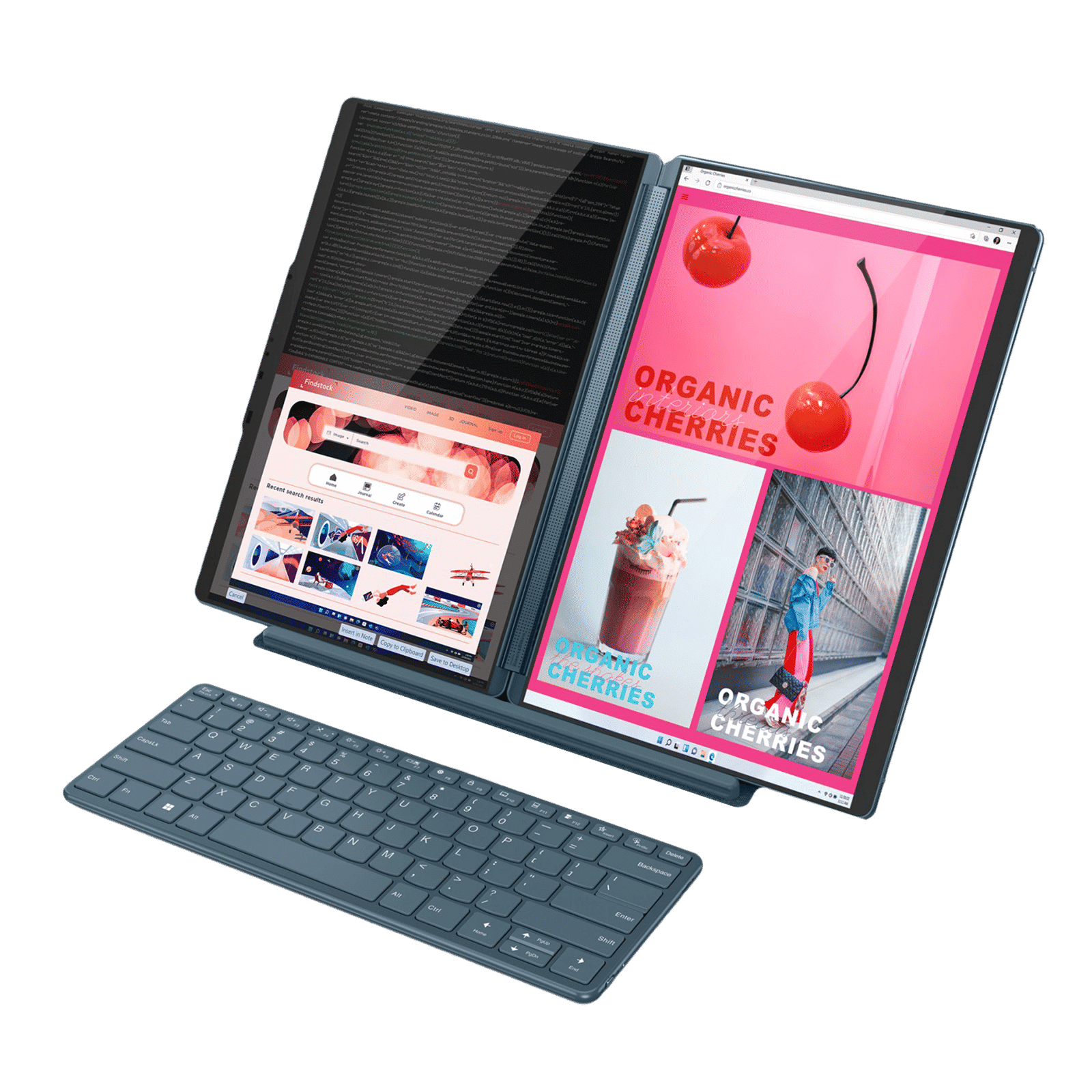 Lenovo Yoga Book 9 13IRU8 Intel Core i7 13th Gen (13.3 inch, 16GB, 1TB, Windows 11 Home, MS Office 2021, Intel Iris Xe, OLED Display, Tidal Teal, 82YQ001DIN)_6