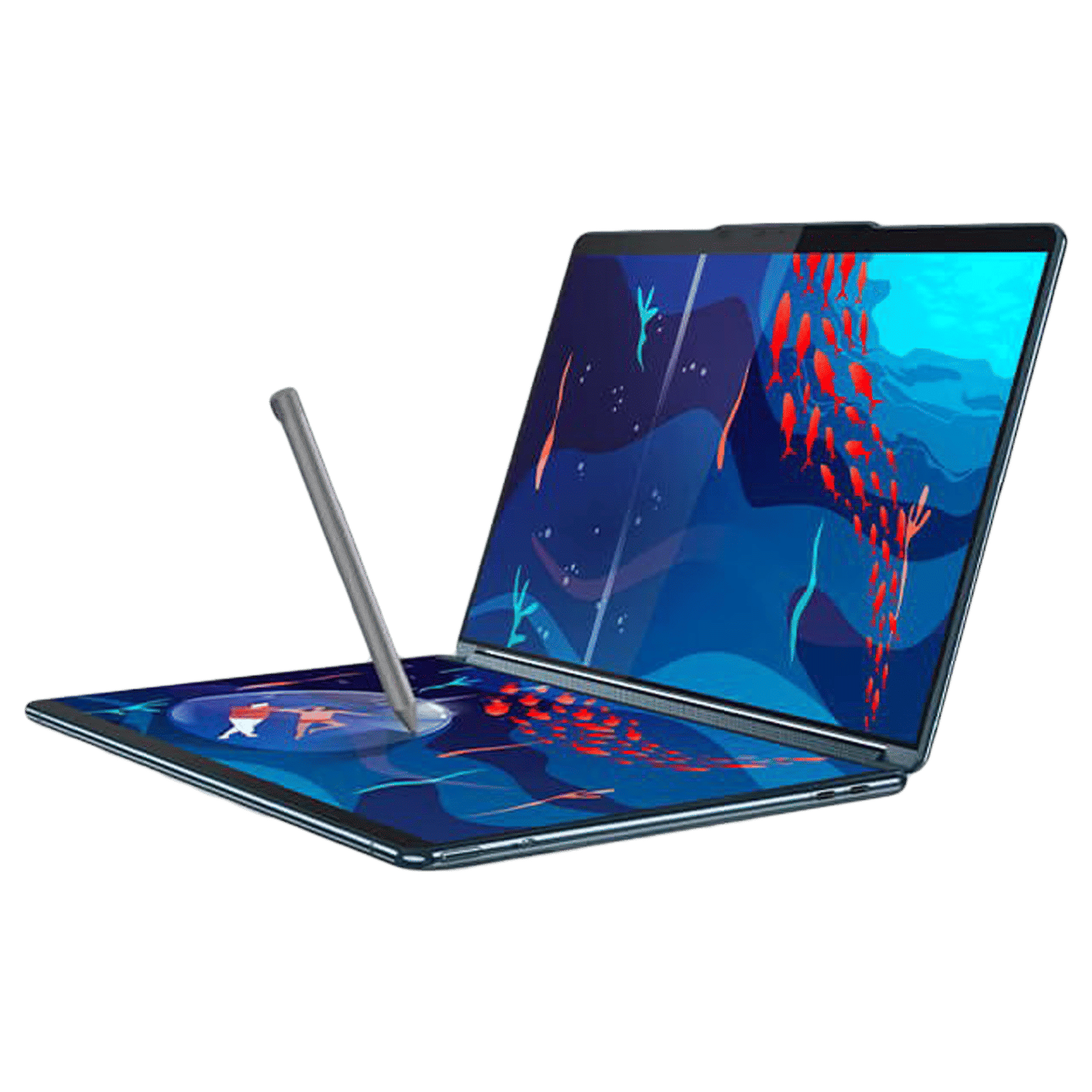 Lenovo Yoga Book 9 13IRU8 Intel Core i7 13th Gen (13.3 inch, 16GB, 1TB, Windows 11 Home, MS Office 2021, Intel Iris Xe, OLED Display, Tidal Teal, 82YQ001DIN)_4