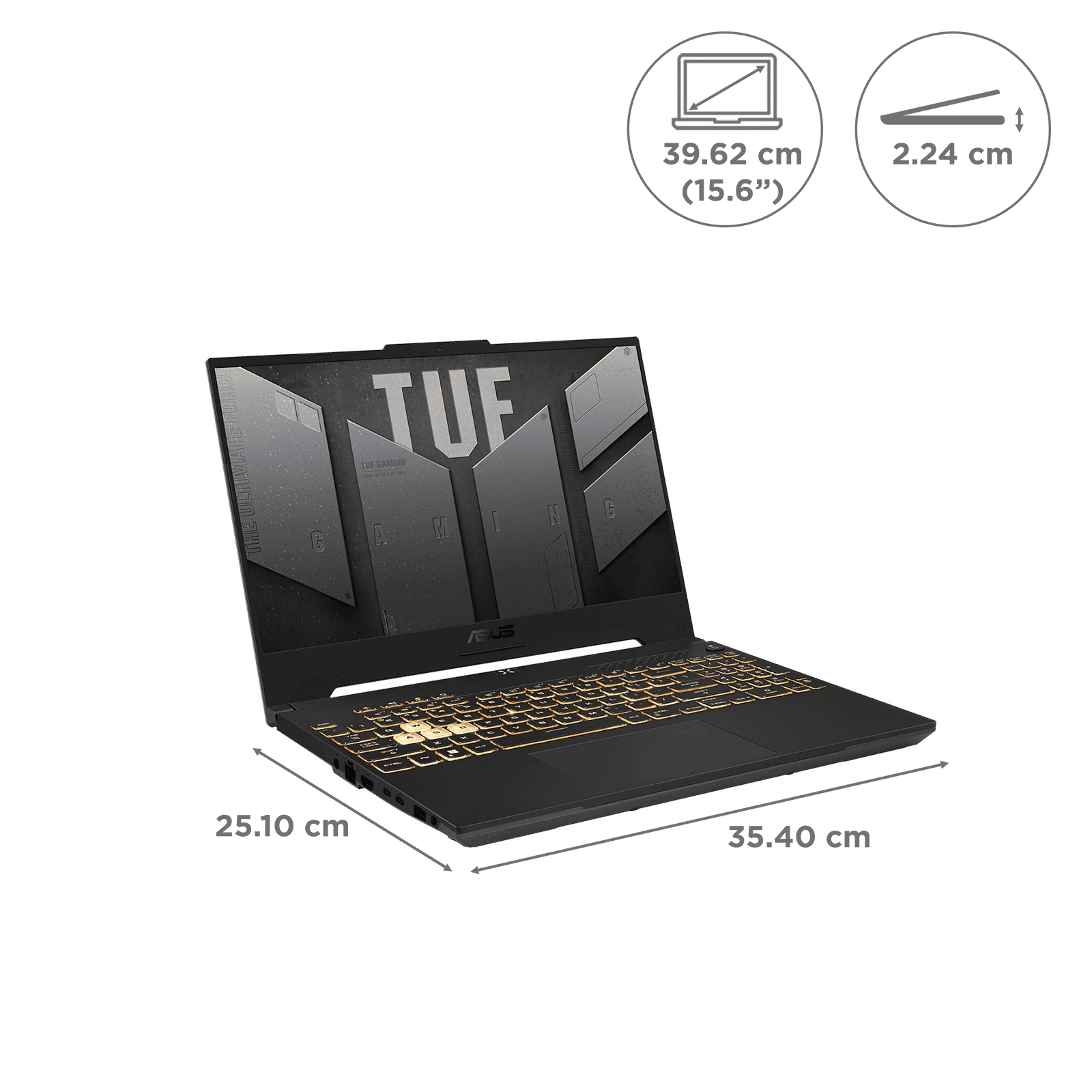 ASUS TUF Gaming F15 Intel Core i7 12th Gen Gaming Laptop (16GB, 1TB SSD, Windows 11 Home, 4GB GDDR6, 15.6 inch Full HD IPS Display, MS Office 2021, Mecha Gray, 2.2 Kg)_2