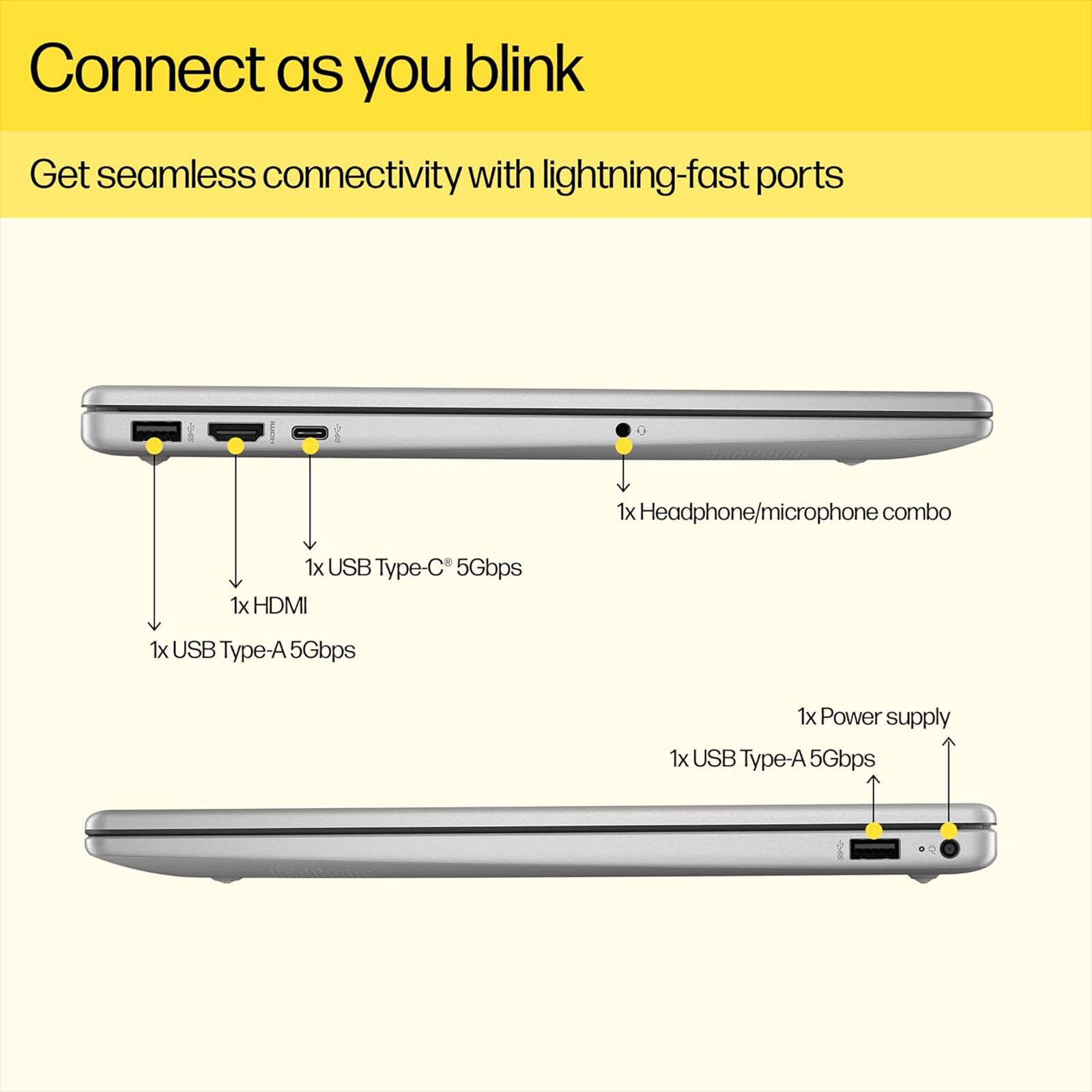 HP 15-fd0006TU Intel Core i3 13th Gen (15.6 inch, 8GB, 512GB, Windows 11 Home, MS Office 2021, Intel UHD, FHD Display, Natural Silver, 7P6Z8PA)_12