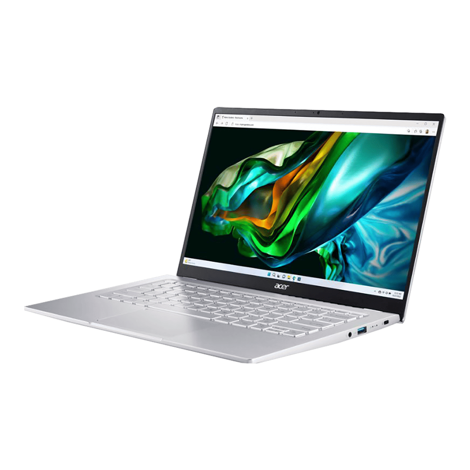 acer Swift Go AMD Ryzen 5 Thin and Light Laptop (16GB, 512GB SSD, Windows 11 Home, 14 inch FHD LED Backlit Display, MS Office 2021, Pure Silver, 1.25 KG) acer Swift Go AMD Ryzen 5 Thin and Light Laptop (16GB, 512GB SSD, Windows 11 Home, 14 inch FHD LED Backlit Display, MS Office 2021, Pure Silver, 1.25 KG)_3
