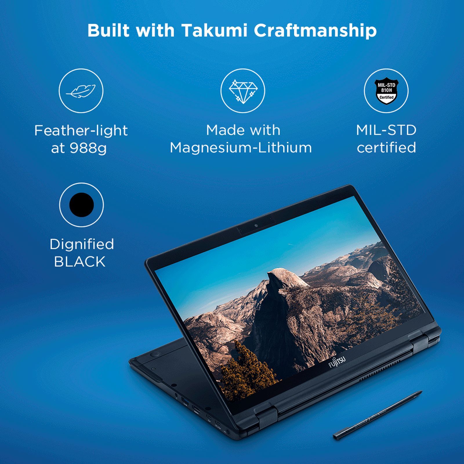 FUJITSU FMV UHX 2in1 Intel Core i7 13th Gen (13.3 inch, 16GB, 1TB, Windows, Intel Iris Xe, Full HD Display, Midnight Black, 4ZR1L73352) FUJITSU FMV UHX 2in1 Intel Core i7 13th Gen (13.3 inch, 16GB, 1TB, Windows, Intel Iris Xe, Full HD Display, Midnight Black, 4ZR1L73352)_4