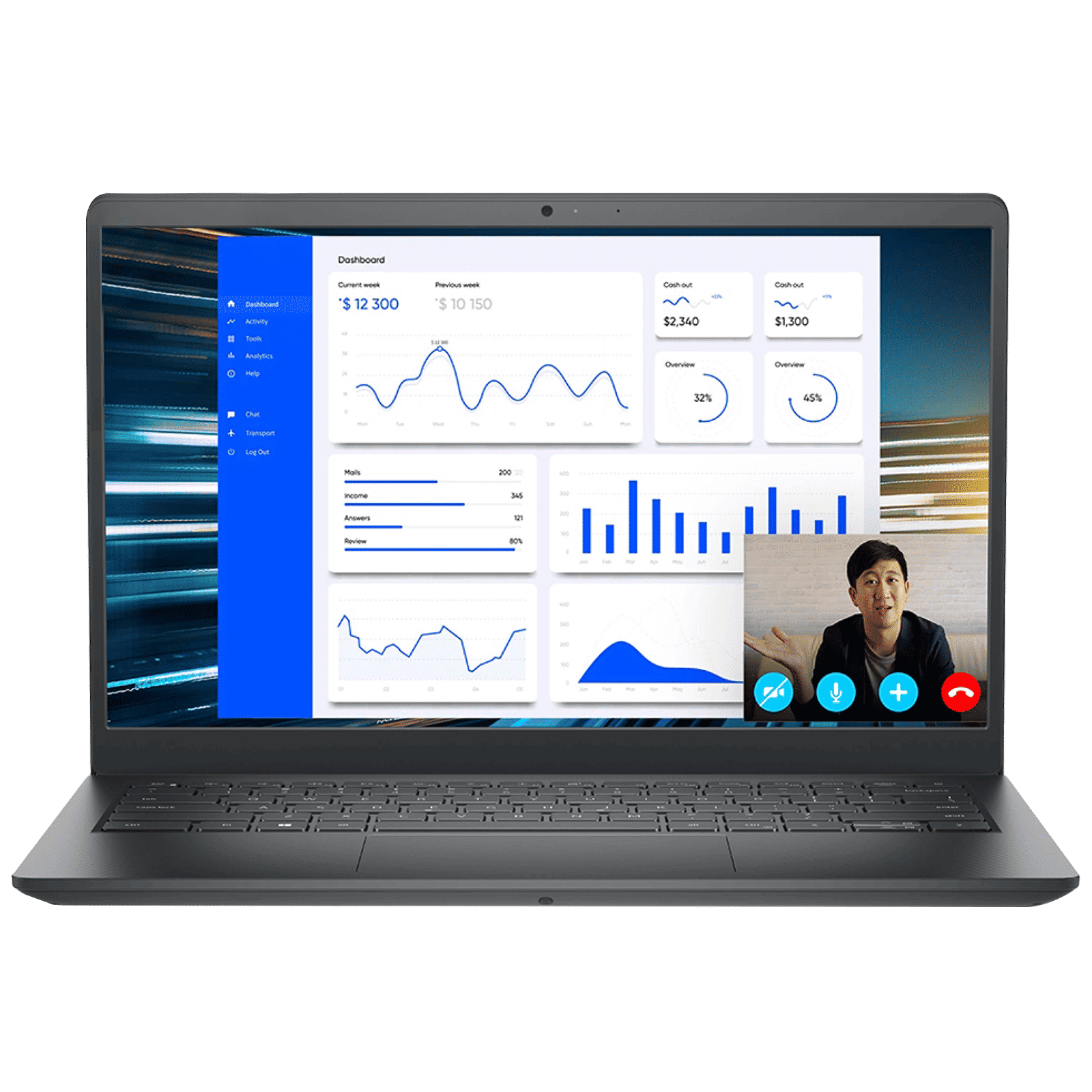 DELL Vostro 3425 AMD Ryzen 5 (14 inch, 8GB, 512GB, Windows 11 Home, MS Office, AMD Radeon, FHD Display, Carbon Black, D552306WIN9BE)_1