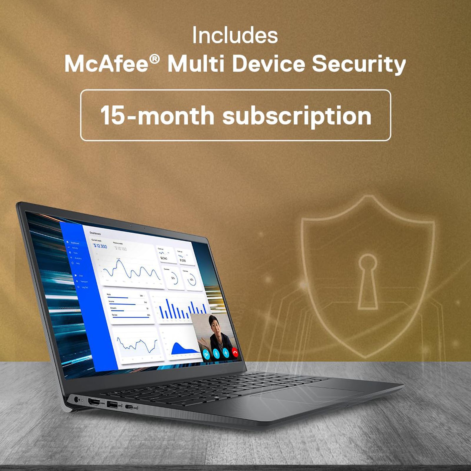 DELL Vostro 3425 AMD Ryzen 5 (14 inch, 8GB, 512GB, Windows 11 Home, MS Office, AMD Radeon, FHD Display, Carbon Black, D552306WIN9BE)_6