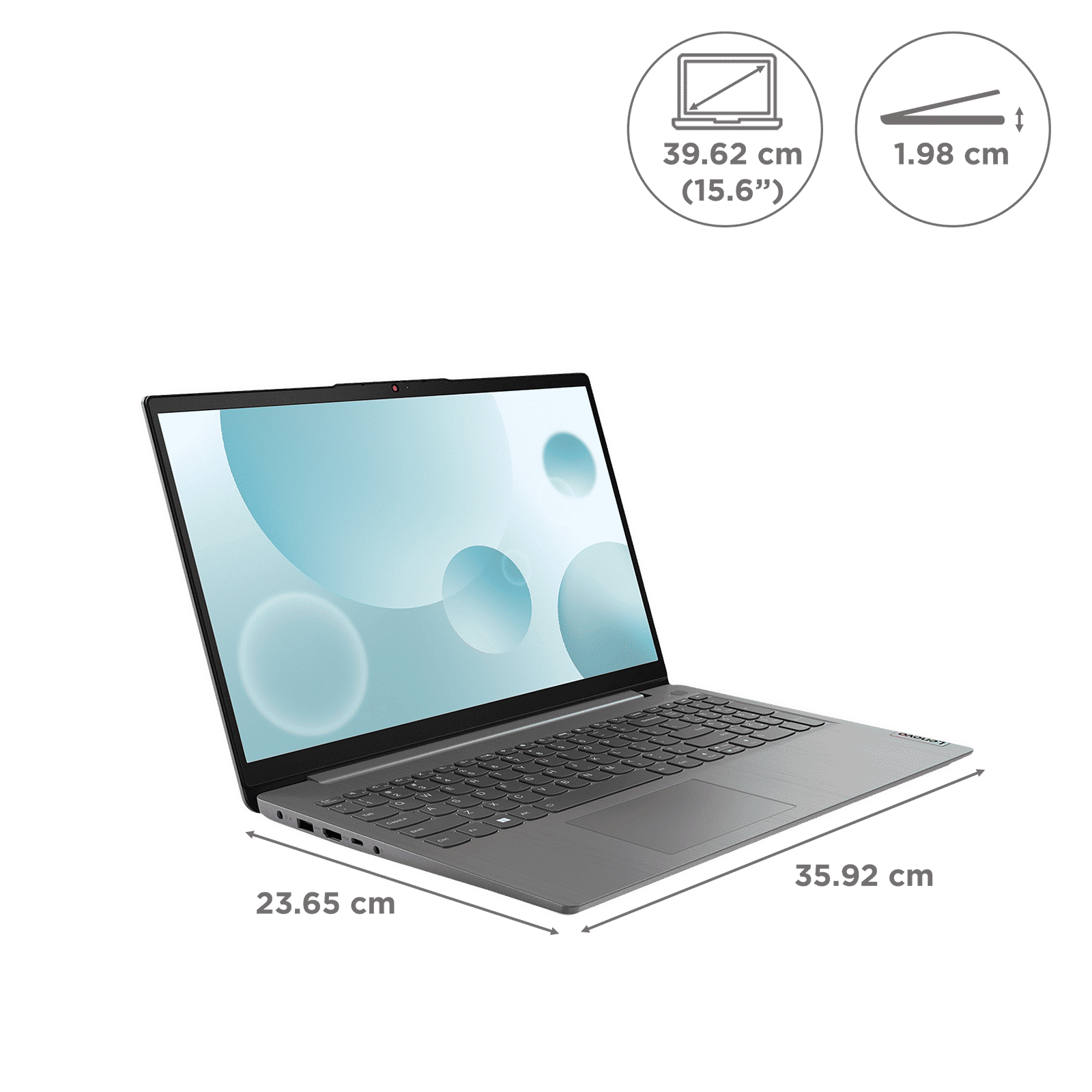 Lenovo IdeaPad 3 15IAU7 Intel Core i3 12th Gen Laptop (8GB, 512GB SSD, Windows 11 Home, 15.6 inch Full HD, MS Office 2021, Arctic Grey, 1.63 KG)_2