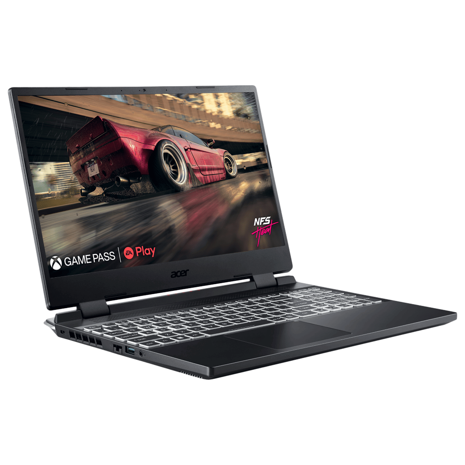 acer Nitro 5 AMD Ryzen 7 (15.6 inch, 16GB, 512GB, Windows 11 Home, MS Office 2021, NVIDIA GeForce RTX 3050, Full HD Display, Obsidian Black, NH.QL3SI.004)_2