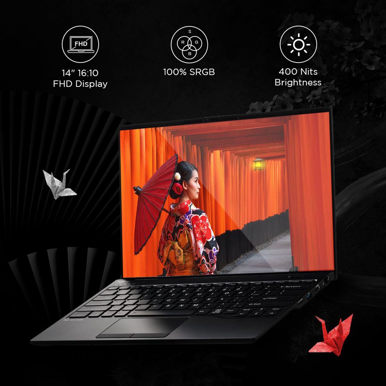 FUJITSU UH-X Intel Core i5 13th Gen (14 inch, 16GB, 512GB, Windows 11 Pro, MS Office 2021, Intel Iris Xe, Full HD LED Display, Black, 4ZR1M37246) FUJITSU UH-X Intel Core i5 13th Gen (14 inch, 16GB, 512GB, Windows 11 Pro, MS Office 2021, Intel Iris Xe, Full HD LED Display, Black, 4ZR1M37246)_6