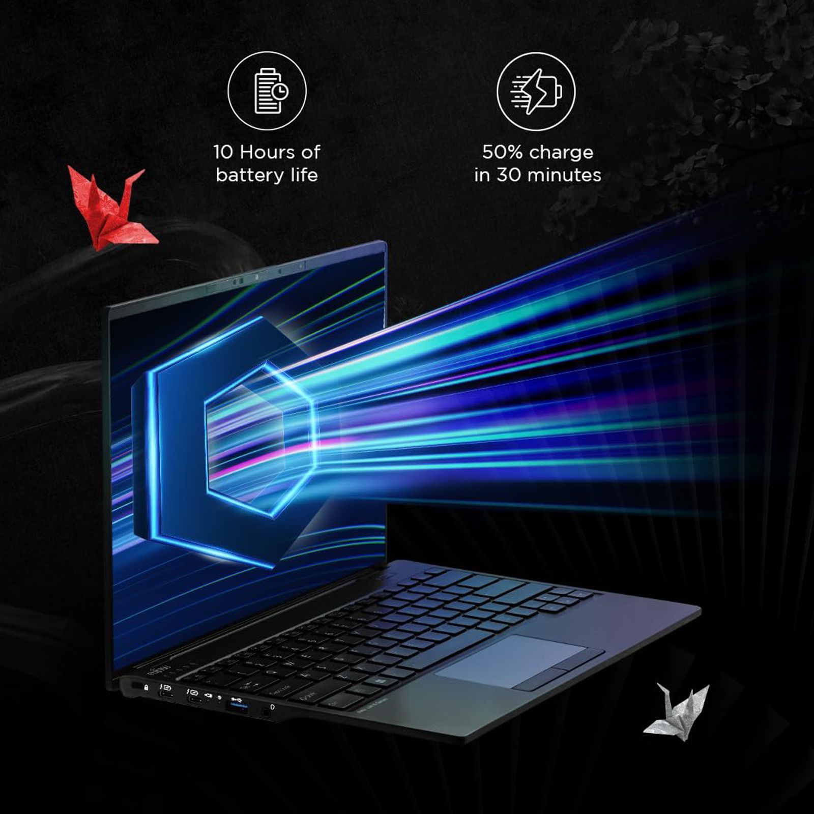 FUJITSU UH-X Intel Core i5 13th Gen (14 inch, 16GB, 512GB, Windows 11 Pro, MS Office 2021, Intel Iris Xe, Full HD LED Display, Black, 4ZR1M37246) FUJITSU UH-X Intel Core i5 13th Gen (14 inch, 16GB, 512GB, Windows 11 Pro, MS Office 2021, Intel Iris Xe, Full HD LED Display, Black, 4ZR1M37246)_10