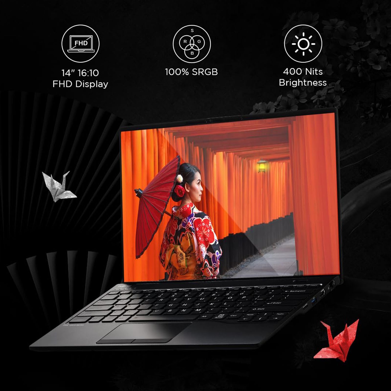 FUJITSU UH-X Intel Core i5 13th Gen (14 inch, 16GB, 512GB, Windows 11 Pro, MS Office 2021, Intel Iris Xe, Full HD LED Display, Black, 4ZR1M37246) FUJITSU UH-X Intel Core i5 13th Gen (14 inch, 16GB, 512GB, Windows 11 Pro, MS Office 2021, Intel Iris Xe, Full HD LED Display, Black, 4ZR1M37246)_11