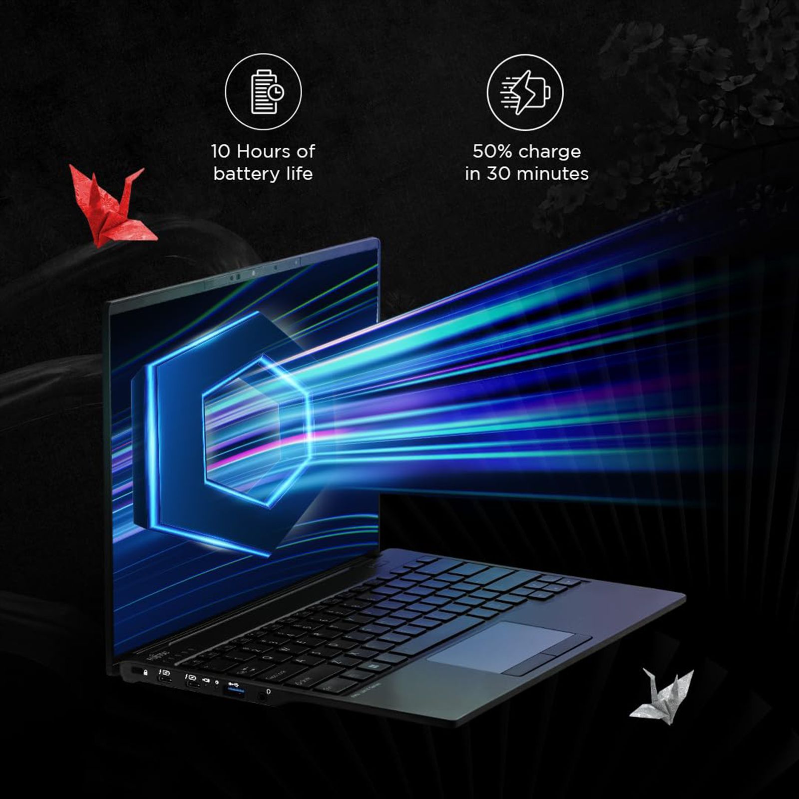 FUJITSU UH-X Intel Core i5 13th Gen (14 inch, 16GB, 512GB, Windows 11 Pro, MS Office 2021, Intel Iris Xe, Full HD LED Display, Black, 4ZR1M37246) FUJITSU UH-X Intel Core i5 13th Gen (14 inch, 16GB, 512GB, Windows 11 Pro, MS Office 2021, Intel Iris Xe, Full HD LED Display, Black, 4ZR1M37246)_12