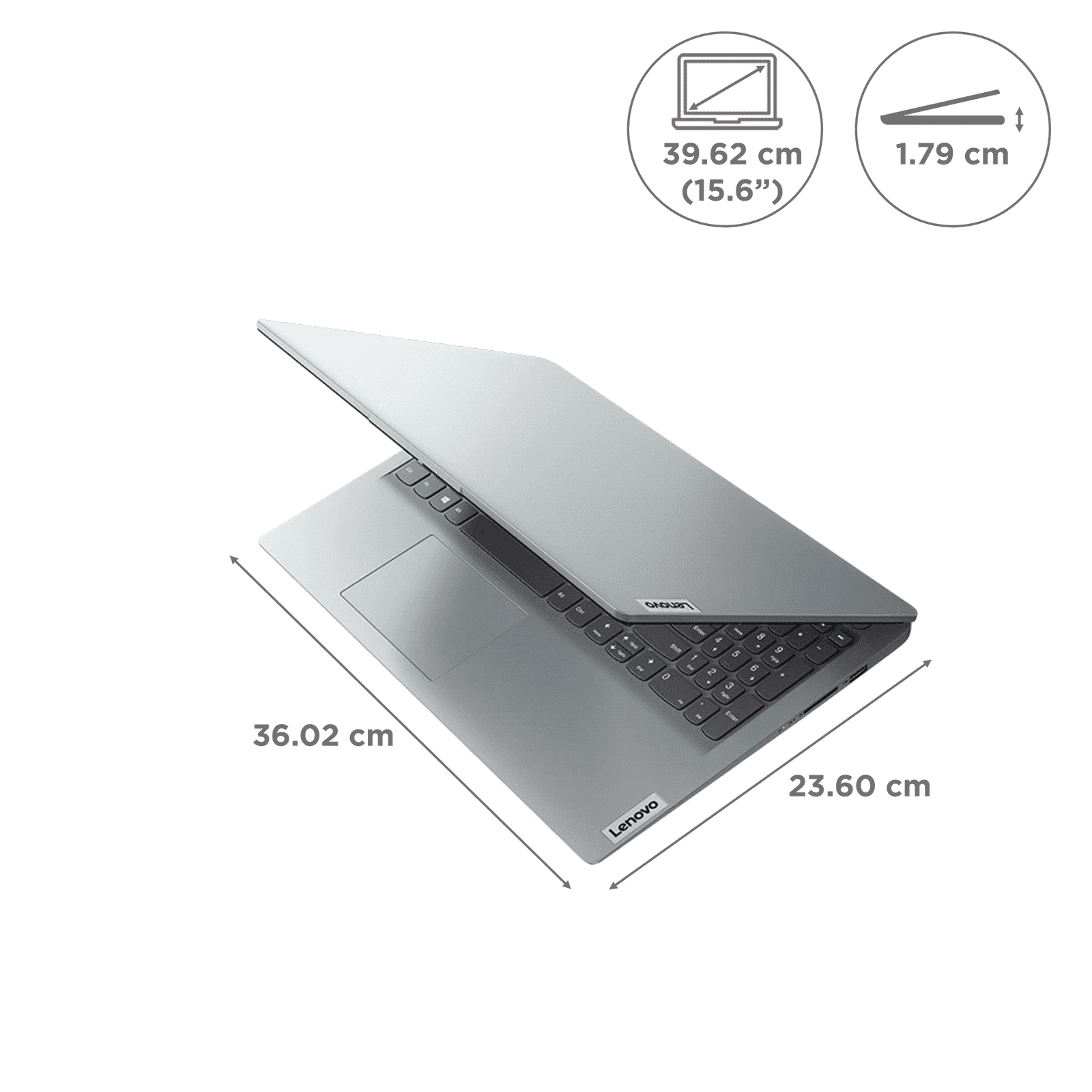 Lenovo IdeaPad 1 15IGL7 Intel Celeron N4020 Thin & Light Laptop (8GB, 256GB SSD, Windows 11 Home, 15.6 inch HD TN Display, MS Office 2021, Cloud Grey, 1.54 KG)_2