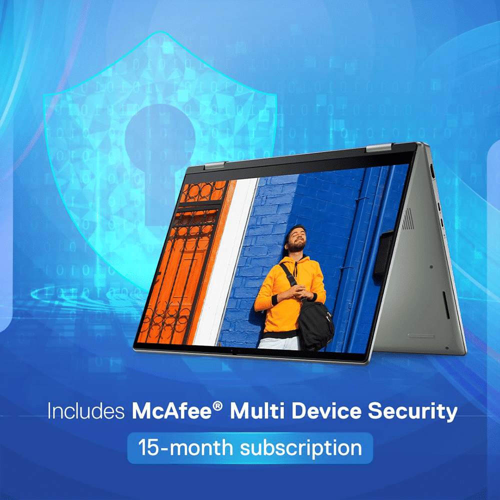 DELL Inspiron 7425 AMD Ryzen 5 (14 inch, 8GB, 512GB, Windows 11 Home, MS Office 2021, AMD Radeon, FHD Plus Display, Pebble, D560732WIN9P)_15