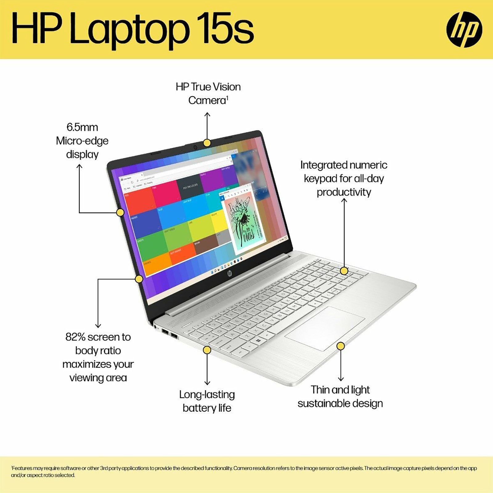 HP 15s-fq5185TU Intel Core i3 12th Gen (15.6 inch, 8GB, 512GB, Windows 11 Home, Intel UHD, FHD Display, Natural Silver, 15S-FQ5185TU)_10