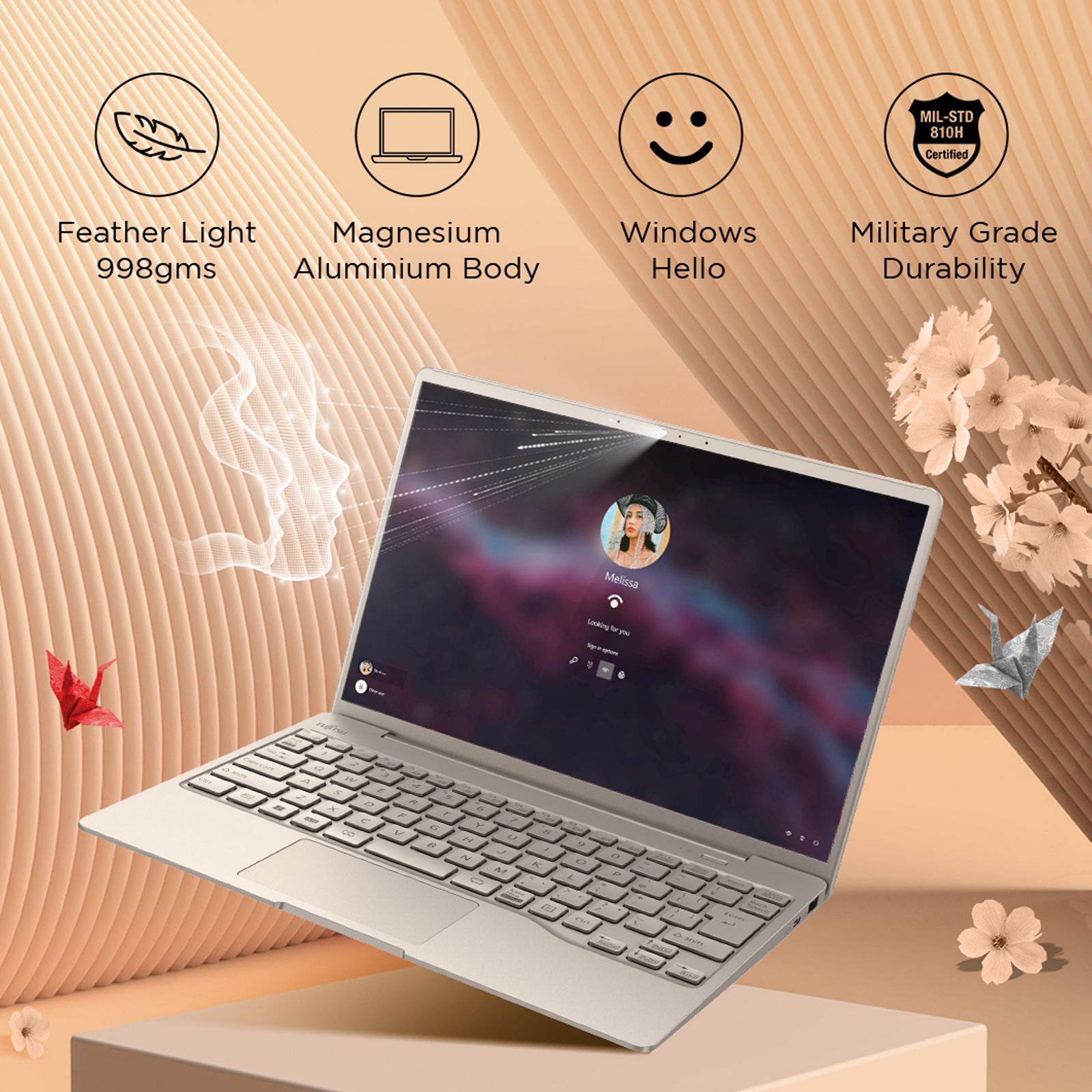 FUJITSU CH Intel Core i7 13th Gen (13.27 inch, 16GB, 512GB, Windows, MS Office 2021, Intel Iris Xe, Full HD Display, Beige, 4ZR1L82434) FUJITSU CH Intel Core i7 13th Gen (13.27 inch, 16GB, 512GB, Windows, MS Office 2021, Intel Iris Xe, Full HD Display, Beige, 4ZR1L82434)_4