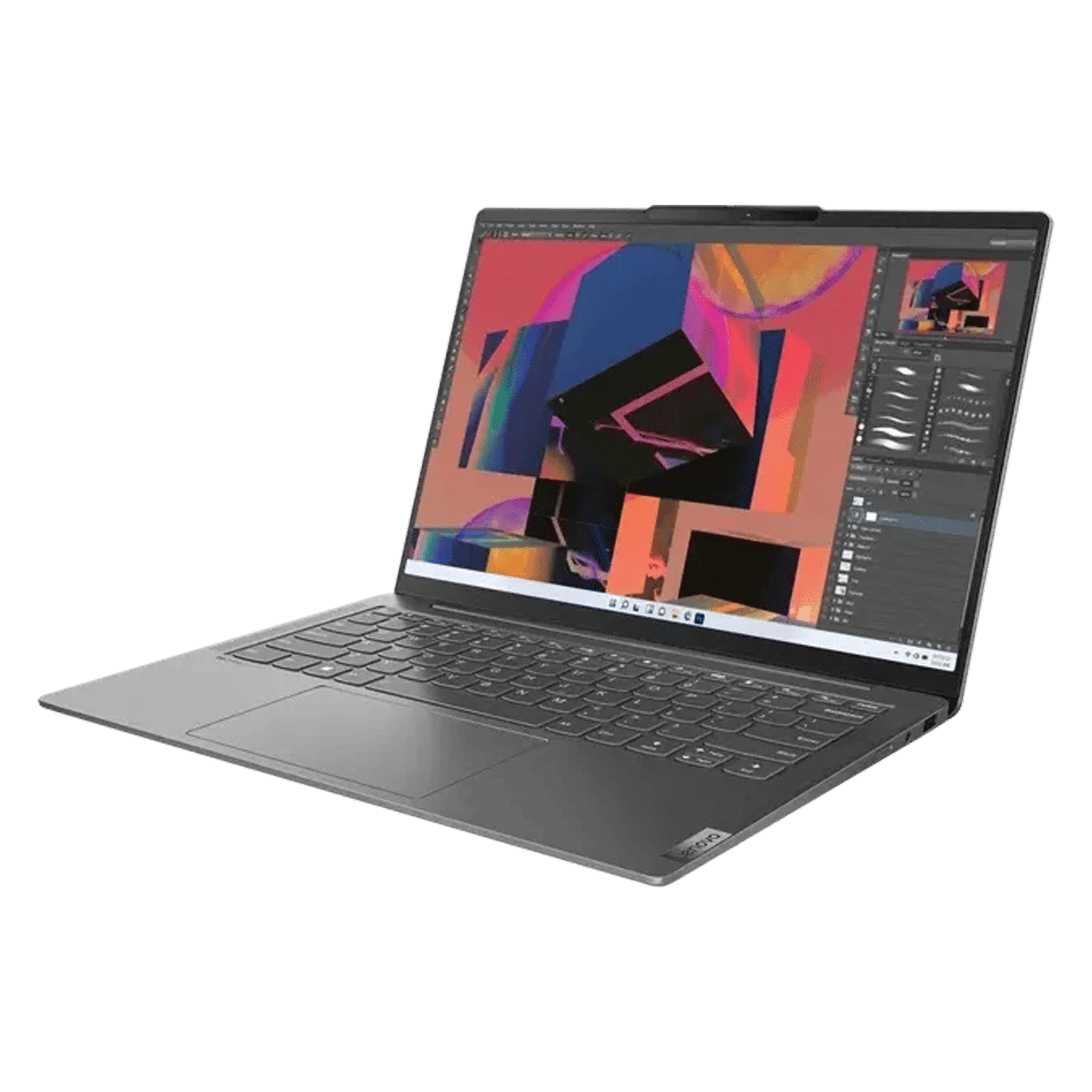 Lenovo Yoga Slim 6 14IRH8 Intel Core i5 13th Gen (14 inch, 16GB, 1TB, Windows, MS Office 2021, Intel Iris Xe, OLED Display, Metallic Grey, 83E00015IN)_4