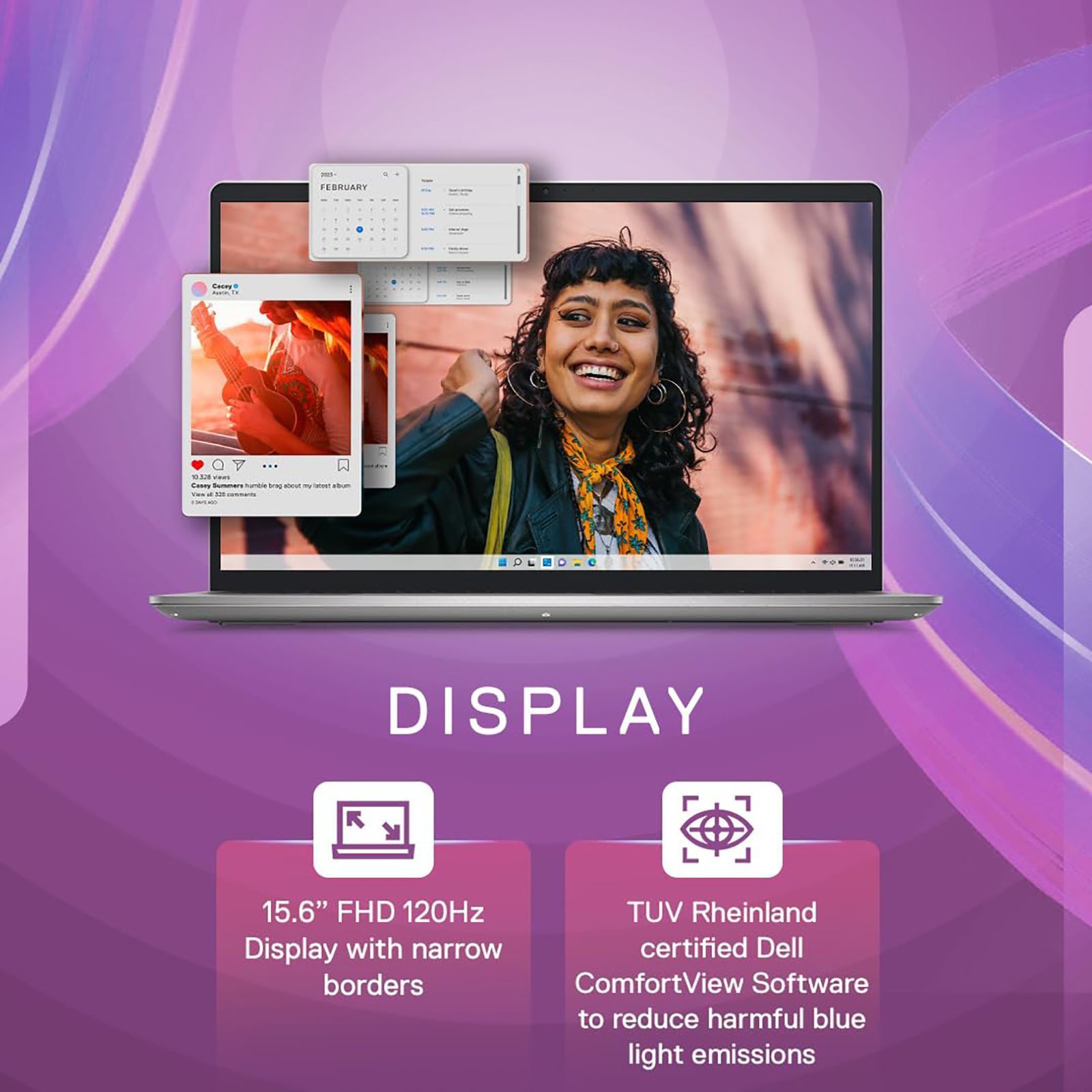 DELL Inspiron 3530 Intel Core i7 13th Gen Thin and Light Laptop (16GB, 512GB SSD, Windows 11, 15.6 inch FHD LED Backlit Display, MS Office 2021, Platinum Silver, 1.65 KG)_12