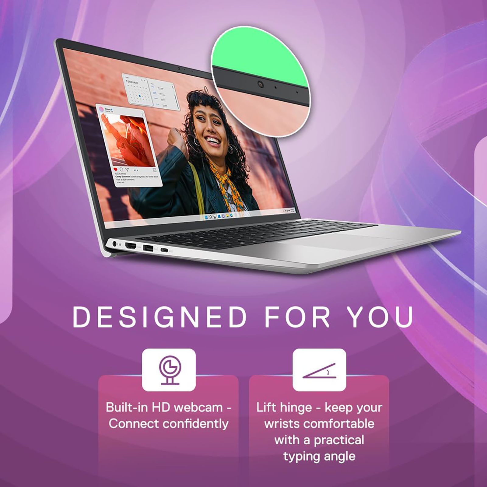 DELL Inspiron 3530 Intel Core i7 13th Gen Thin and Light Laptop (16GB, 512GB SSD, Windows 11, 15.6 inch FHD LED Backlit Display, MS Office 2021, Platinum Silver, 1.65 KG)_14