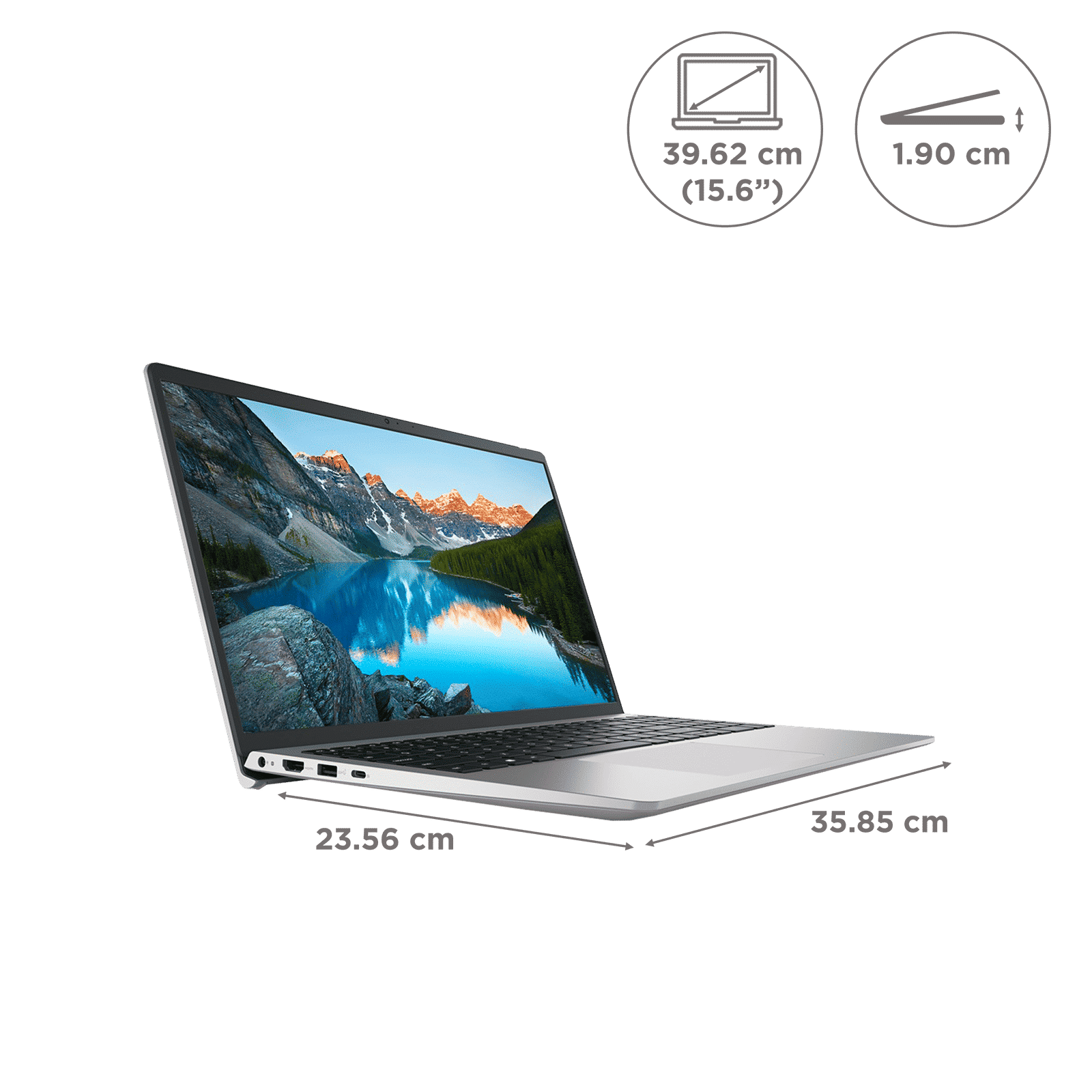 DELL Inspiron 3530 Intel Core i7 13th Gen Thin and Light Laptop (16GB, 512GB SSD, Windows 11, 15.6 inch FHD LED Backlit Display, MS Office 2021, Platinum Silver, 1.65 KG)_2