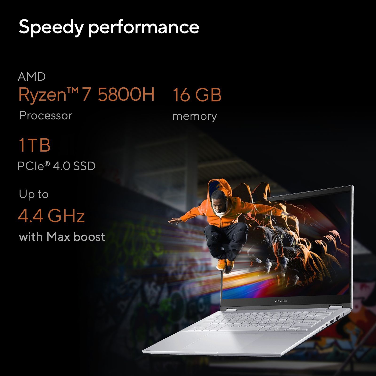ASUS Vivobook S Flip AMD Ryzen 7 2-in-1 Laptop (16GB, 1TB SSD, Windows 11 Home, 14 inch FHD Display, MS Office 2021, Cool Silver, 1.5 KG) ASUS Vivobook S Flip AMD Ryzen 7 2-in-1 Laptop (16GB, 1TB SSD, Windows 11 Home, 14 inch FHD Display, MS Office 2021, Cool Silver, 1.5 KG)_11