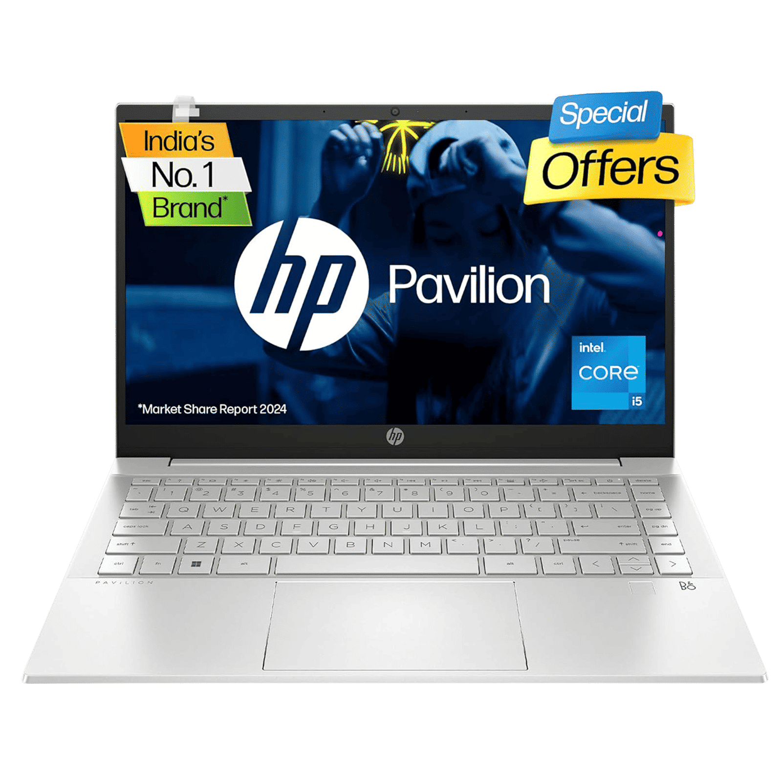 HP Pavilion 14-dv2153TU Intel Core i5 12th Gen (14 inch, 16GB, 1TB, Windows 11 Home, MS Office 2021, Intel Iris Xe, Full HD IPS Display, Natural Silver, 8Y2S3PA)_1