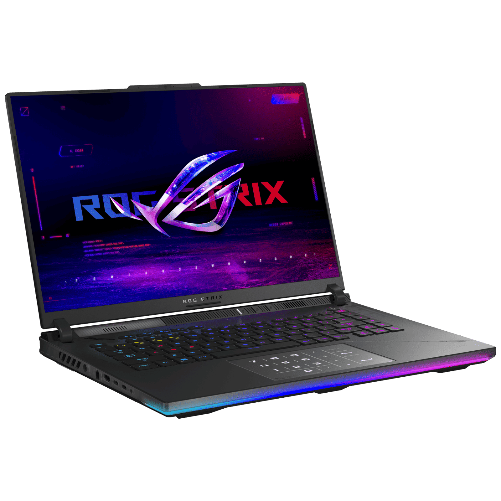 ASUS ROG Strix Intel Core i9 13th Gen Gaming Laptop (32GB, 1TB SSD, Windows 11 Home, 12GB Graphics, 16 inch 240Hz QHD Display, NVIDIA GeForce RTX 4080, MS Office 2021, Off Black, 2.6 KG)_2