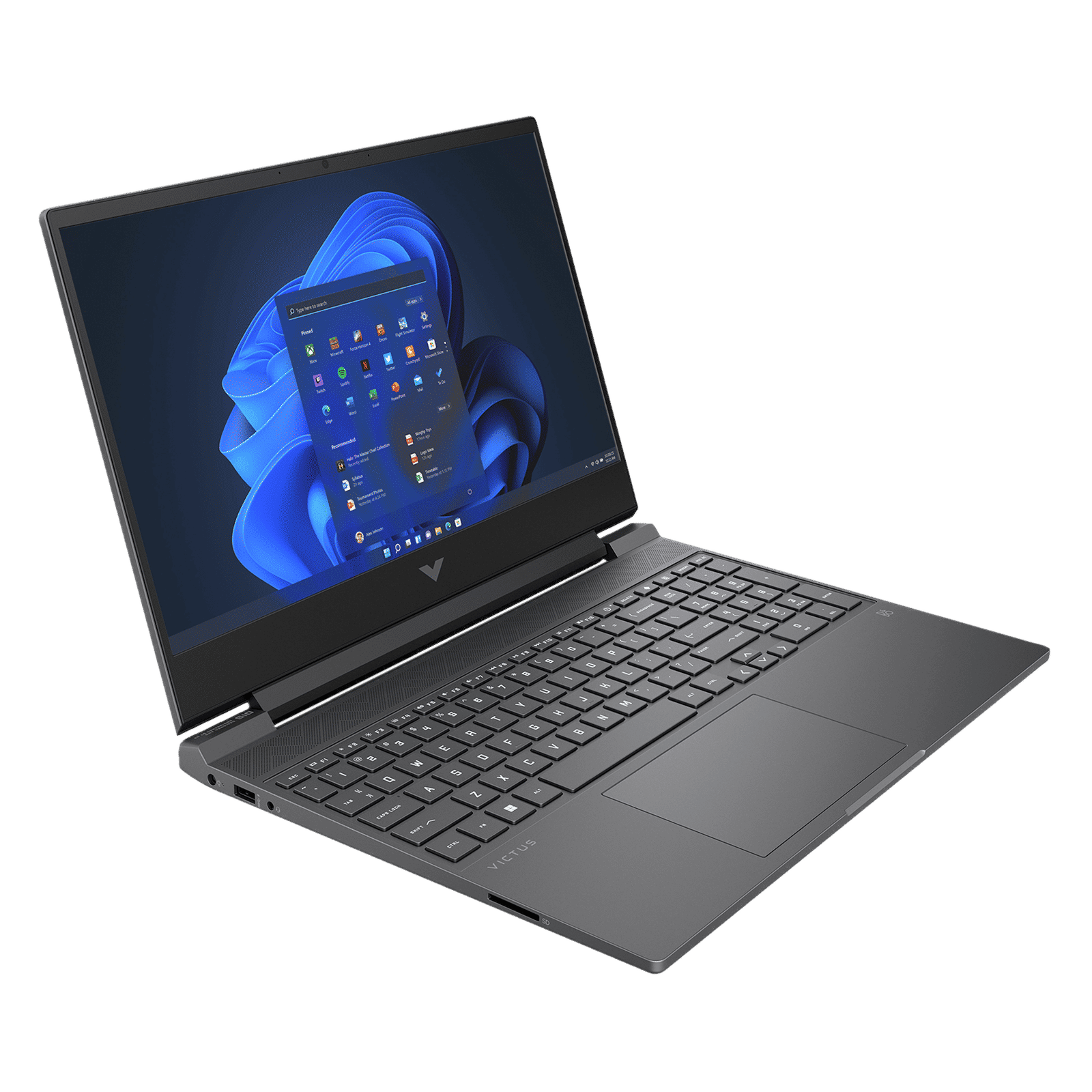 HP Victus Intel Core i7 12th Gen Gaming Laptop (16GB, 1TB SSD, Windows 11 Home, 4GB Graphics, 15.6 inch 144 Hz Full HD IPS Display, NVIDIA GeForce RTX 3050, MS Office 2021, Mica Silver, 2.29 KG)_7