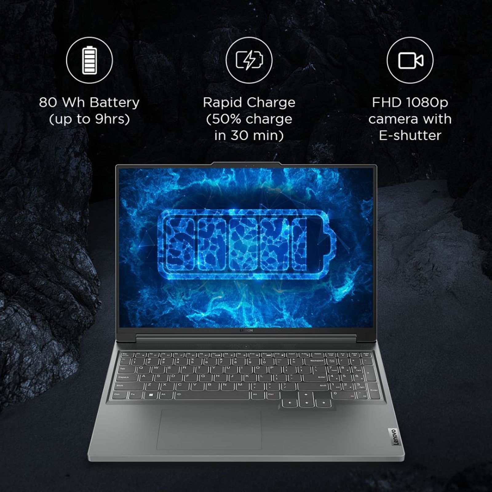 Lenovo Legion Slim 5i Intel Core i7 13th Gen Gaming Laptop (16GB, 1TB SSD, Windows 11 Home, 8GB Graphics, 16 inch 165Hz WQXGA IPS Display, NVIDIA GeForce RTX 4060, MS Office 2021, Storm Grey, 2.4 KG)_16