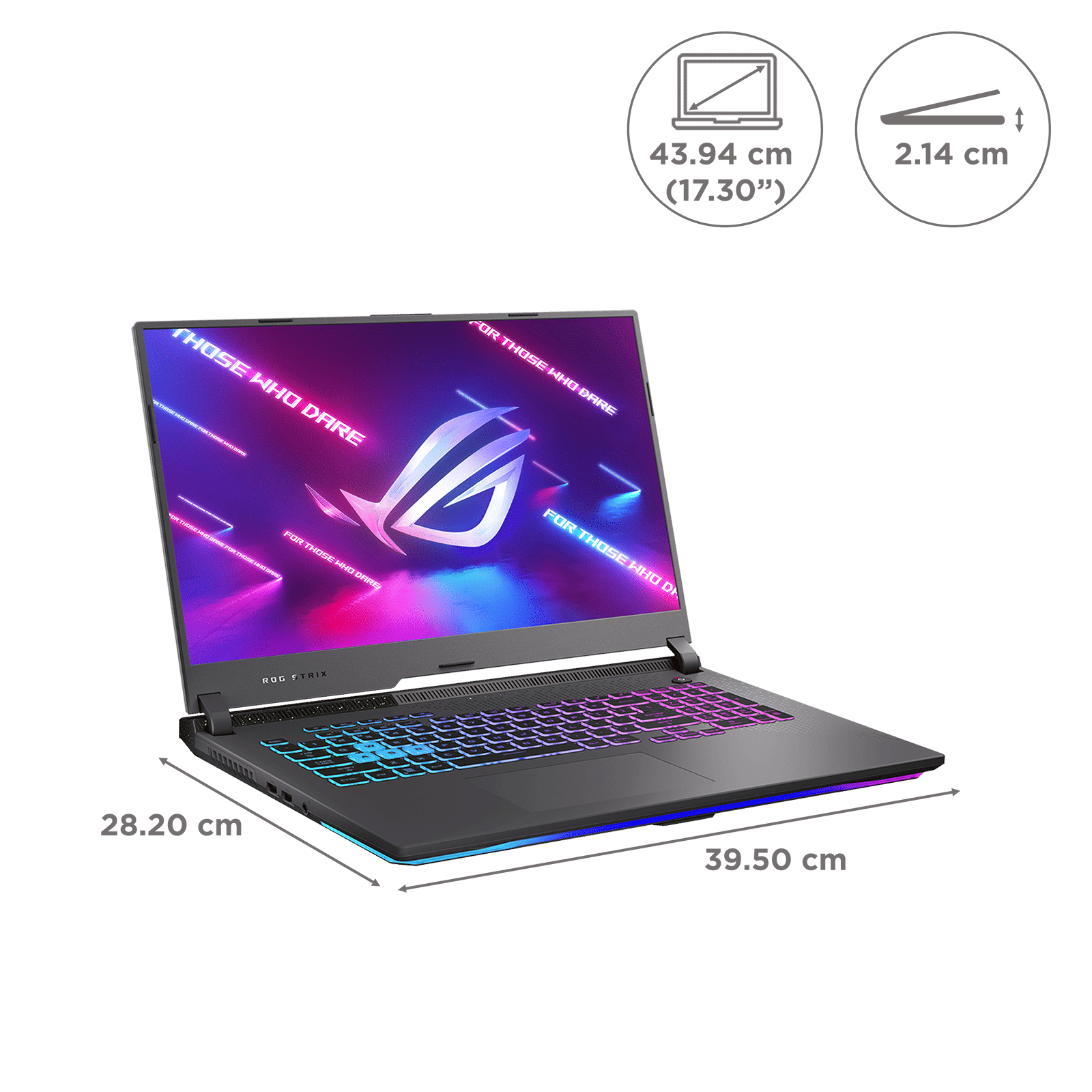 ASUS ROG Strix G17 G713RC-HX109WS AMD Ryzen 7 6th Gen Gaming Laptop (16GB, 512GB SSD, Windows 11 Home, 4GB Graphics, 17.3 inch 144 Hz Full HD IPS Display, NVIDIA GeForce RTX 3050, MS Office Home and Student, Eclipse Gray, 2.5 KG)_2