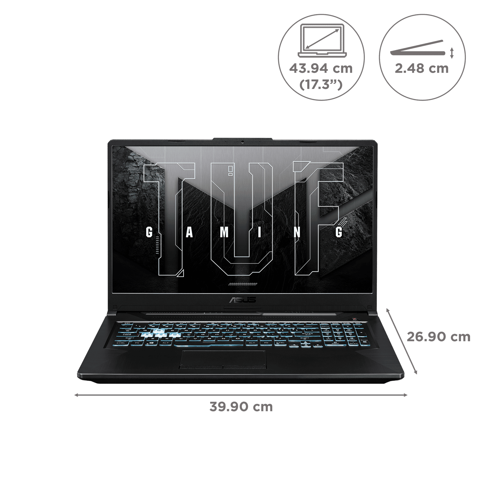 ASUS TUF Gaming F17 FX706HF-HX044WS Intel Core i5 11th Gen Gaming Laptop (8GB, 512GB SSD, Windows 11 Home, 4GB Graphics, 17.3 inch 144 Hz Full HD IPS Display, NVIDIA GeForce RTX 2050, MS Office Home and Student 2021, Graphite Black, 2.6 KG) ASUS TUF Gaming F17 FX706HF-HX044WS Intel Core i5 11th Gen Gaming Laptop (8GB, 512GB SSD, Windows 11 Home, 4GB Graphics, 17.3 inch 144 Hz Full HD IPS Display, NVIDIA GeForce RTX 2050, MS Office Home and Student 2021, Graphite Black, 2.6 KG)_2
