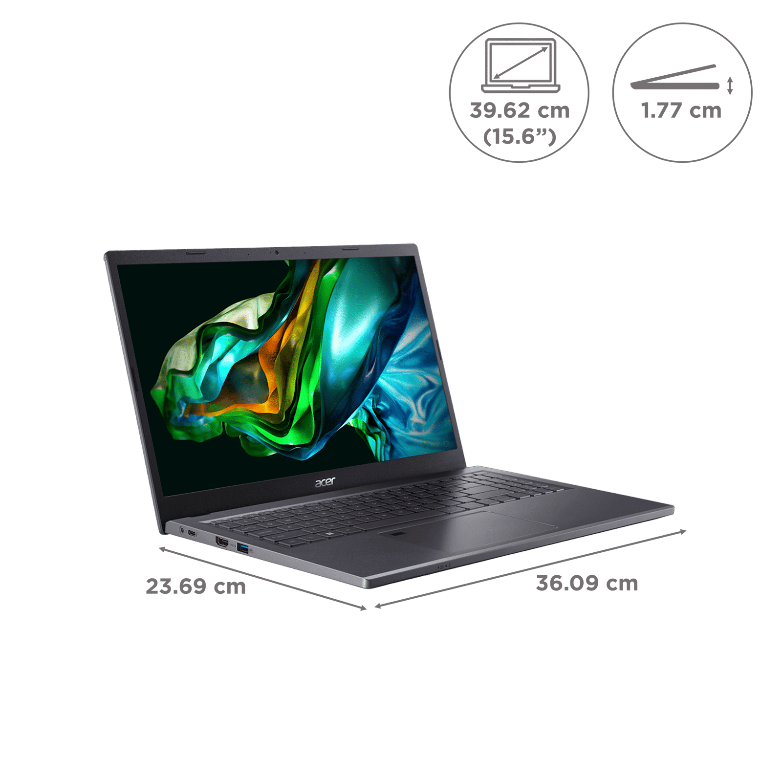 acer Aspire 5 Intel Core i5 13th Gen Gaming Laptop (16GB, 512GB SSD, Windows 11, 4GB Graphics, 15.6 inch 60 Hz FHD IPS Display, NVIDIA GeForce RTX 2050, MS Office 2021, Steel Gray, 1.7 KG)_2