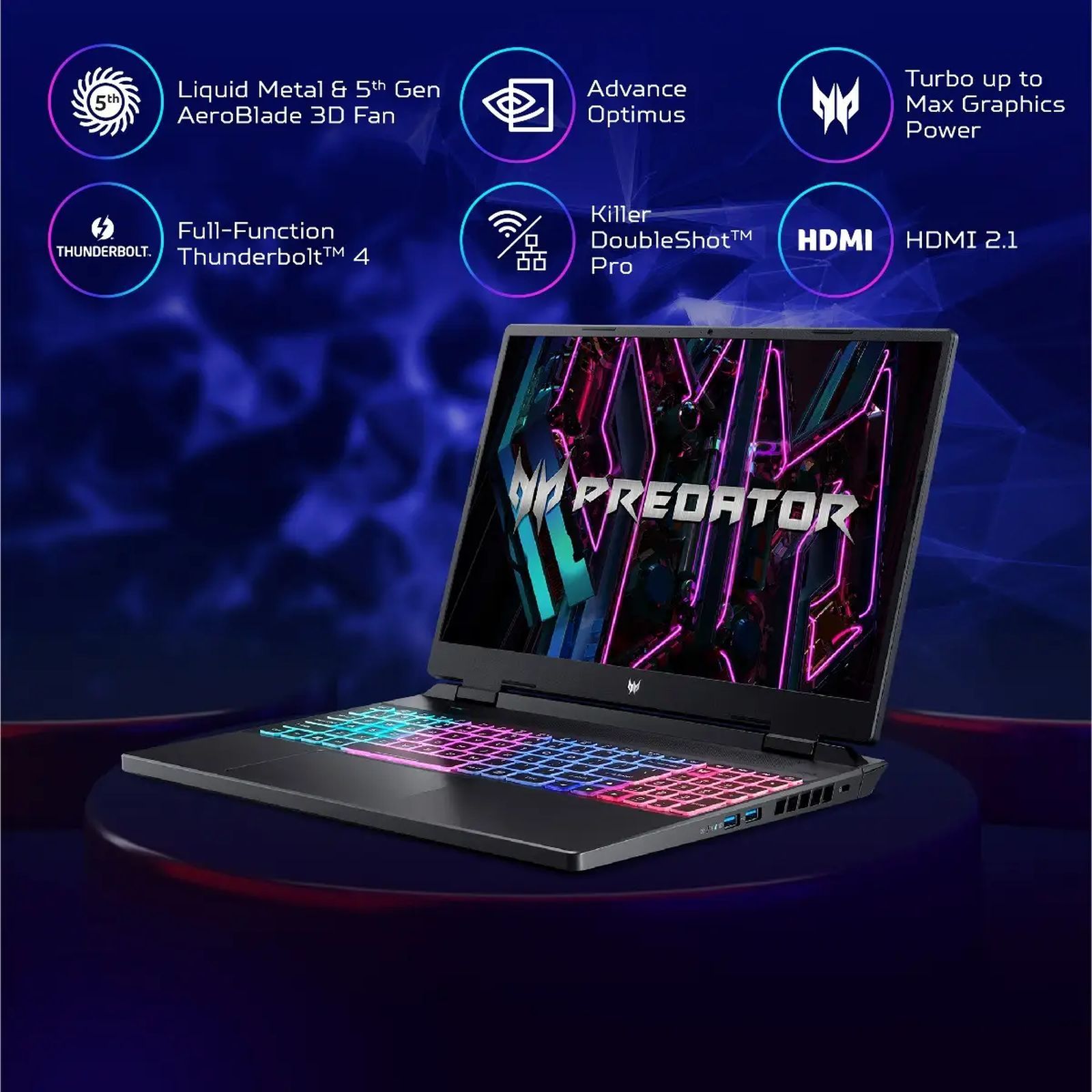 acer Predator Helios Neo 16 Intel Core i7 13th Gen Gaming Laptop (16GB, 1TB SSD, Windows 11 Home, 6GB Graphics, 16 inch 165 Hz WUXGA IPS Display, NVIDIA GeForce RTX 4050, Obsidian Black, 2.6 KG)_15