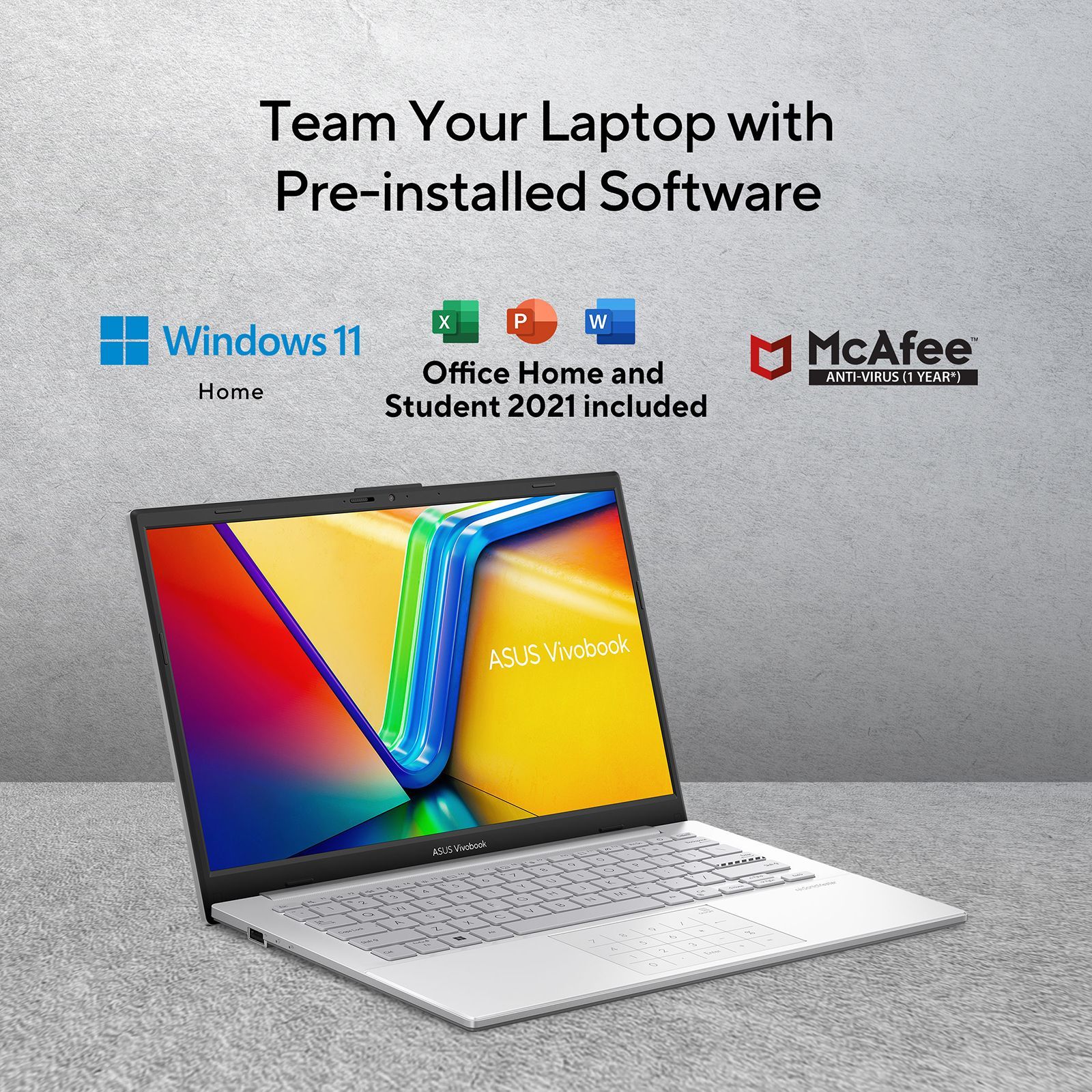 ASUS Vivobook Go 14 E1404FA-NK521WS AMD Ryzen 5 7520U 7th Gen Thin and Light Laptop (8GB, 512GB SSD, Windows 11 Home, 14 inch Full HD Display, MS Office Home & Student 2021, Cool Silver, 1.38 KG) ASUS Vivobook Go 14 E1404FA-NK521WS AMD Ryzen 5 7520U 7th Gen Thin and Light Laptop (8GB, 512GB SSD, Windows 11 Home, 14 inch Full HD Display, MS Office Home & Student 2021, Cool Silver, 1.38 KG)_20