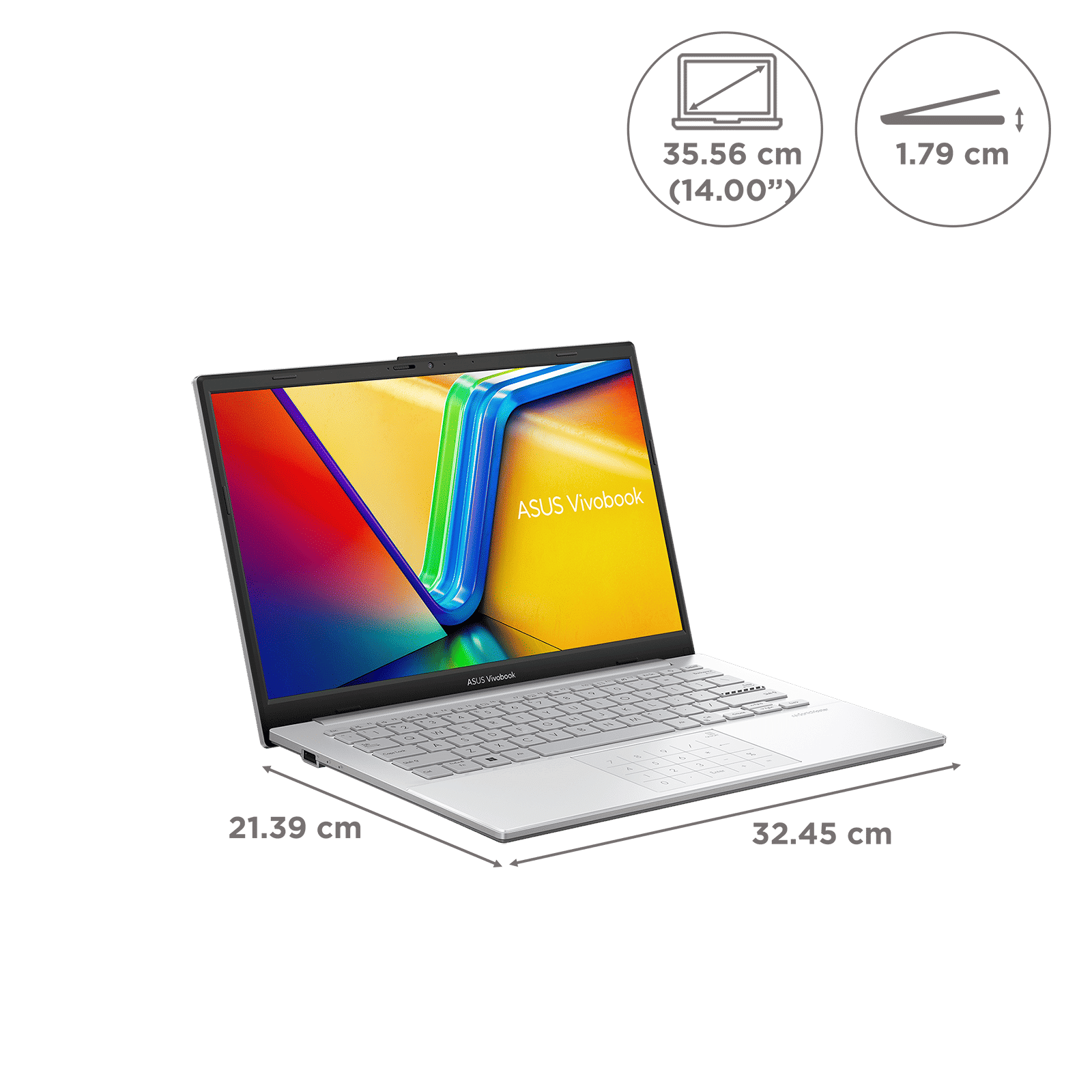 ASUS Vivobook Go 14 E1404FA-NK521WS AMD Ryzen 5 7520U 7th Gen Thin and Light Laptop (8GB, 512GB SSD, Windows 11 Home, 14 inch Full HD Display, MS Office Home & Student 2021, Cool Silver, 1.38 KG) ASUS Vivobook Go 14 E1404FA-NK521WS AMD Ryzen 5 7520U 7th Gen Thin and Light Laptop (8GB, 512GB SSD, Windows 11 Home, 14 inch Full HD Display, MS Office Home & Student 2021, Cool Silver, 1.38 KG)_2