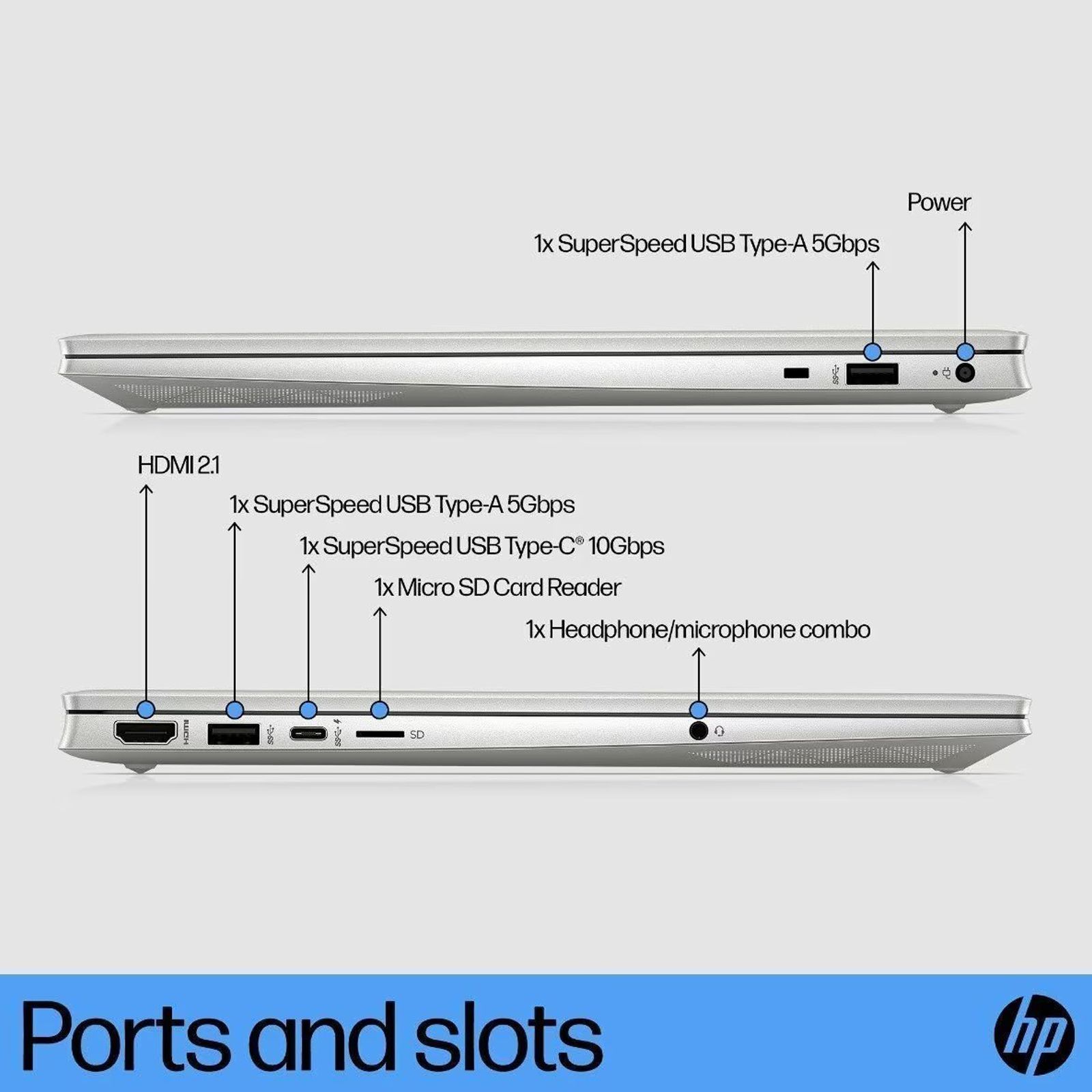 HP Pavilion 15-eh1147AU AMD Ryzen 7 Laptop (16GB, 1TB SSD, Windows 11 Home, 15.6 inch Full HD IPS Display, MS Office 2021, Natural Silver, 1.75 KG)_6