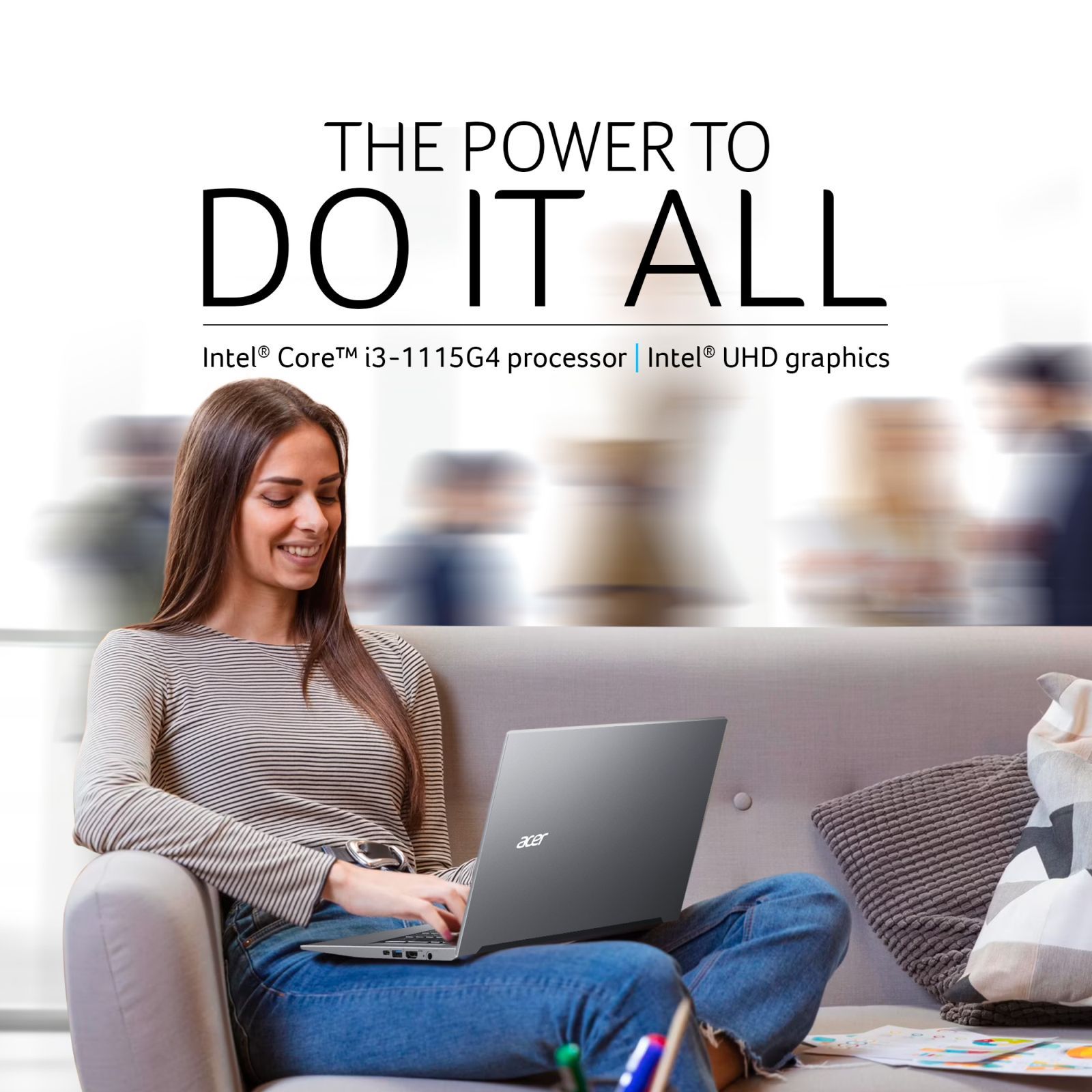 acer AL1541 AMD Ryen 7 Thin & Light Laptop (16GB, 512GB SSD, Windows 11 15.6 inch Full HD LED Backlit Display, MS Office 2021, Steel Gray, 1.59 KG)_8