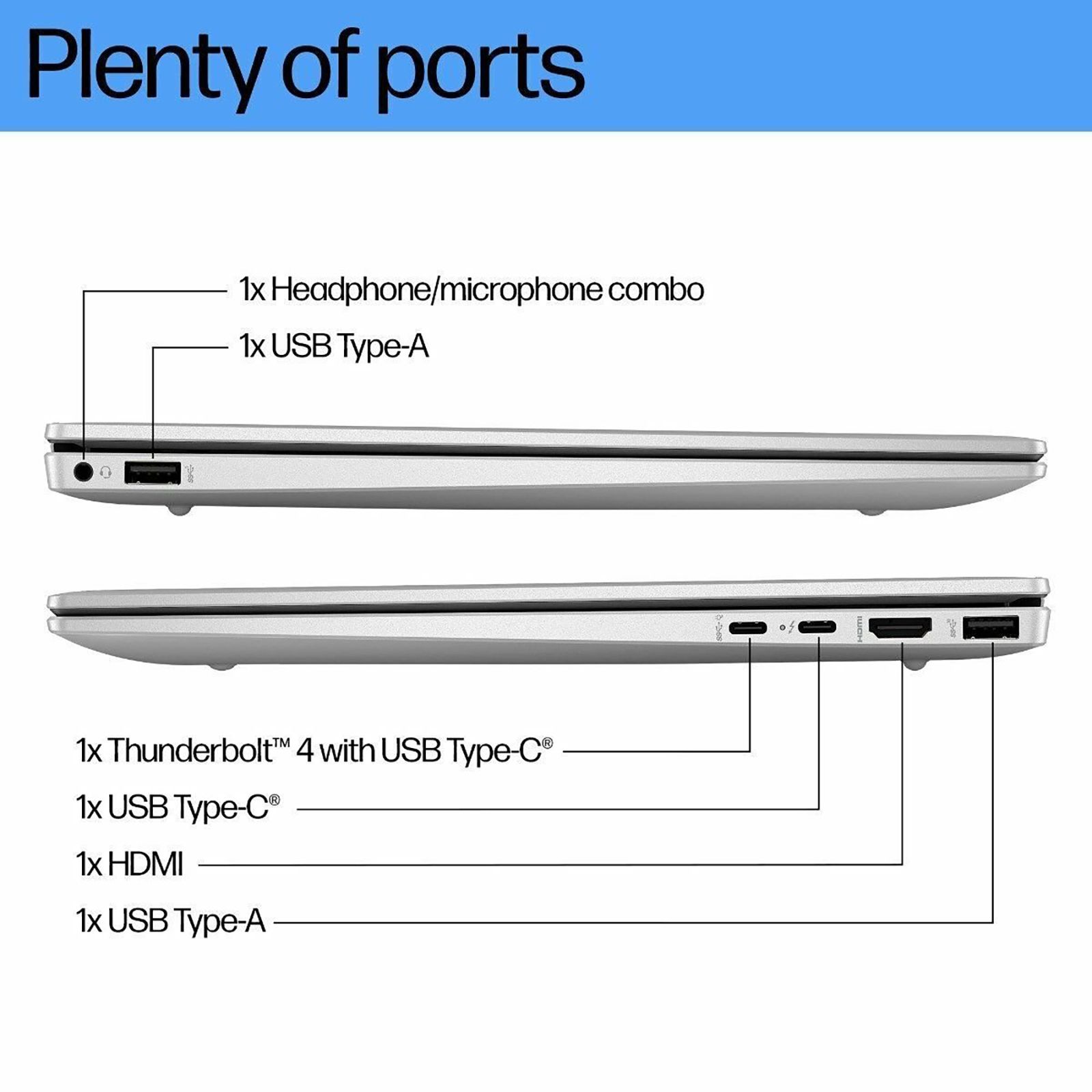 HP Pavilion Plus 14 ew0116TU Intel Core i5 13th Gen Laptop (16GB, 512GB SSD, Windows 11 Home, 14 inch WUXGA IPS Display, MS Office 2021, Natural Silver Aluminum, 1.38 KG)_13