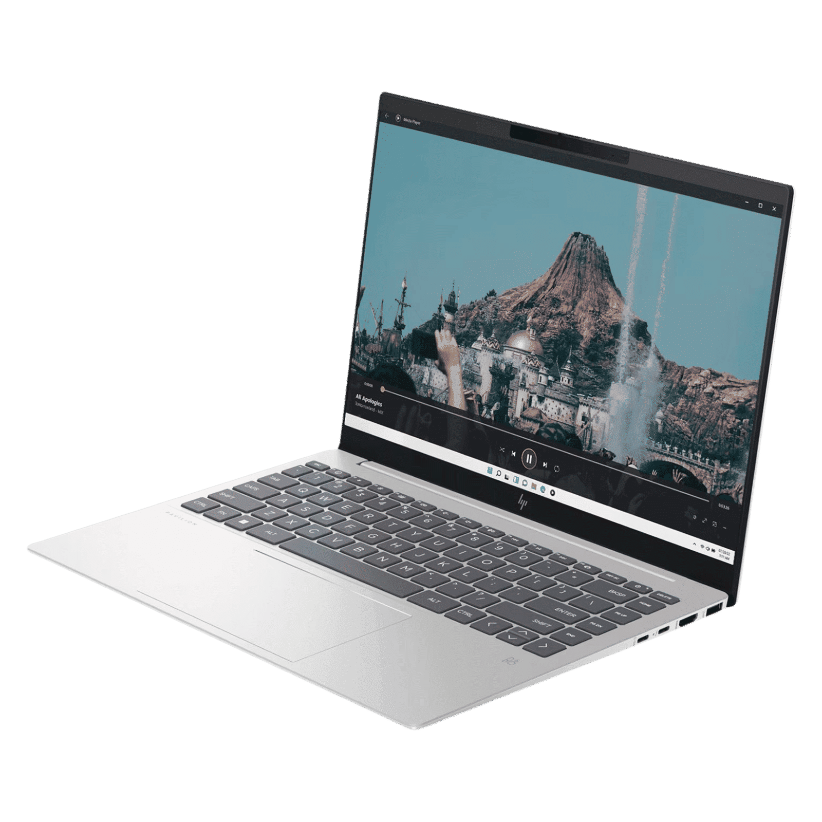 HP Pavilion Plus 14 ew0116TU Intel Core i5 13th Gen Laptop (16GB, 512GB SSD, Windows 11 Home, 14 inch WUXGA IPS Display, MS Office 2021, Natural Silver Aluminum, 1.38 KG)_4