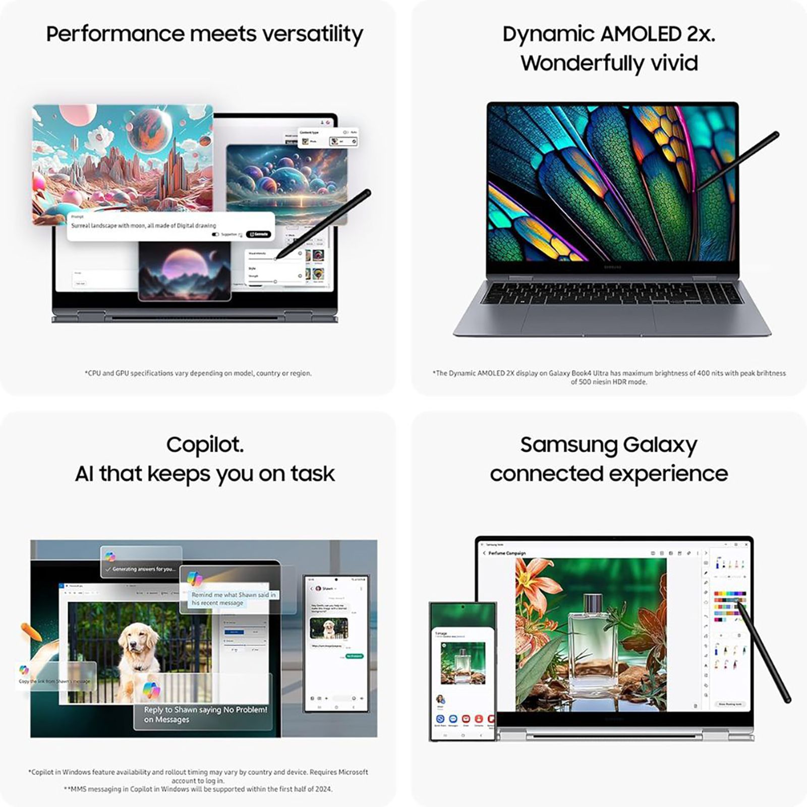 SAMSUNG Galaxy Book4 Pro 360 Intel Core Ultra 7 Touchscreen 2-in-1 Laptop (16GB, 512GB SSD, Windows 11 Home, 16 inch WQXGA Plus AMOLED Display, MS Office 2021, Moonstone Gray, 1.66 KG)_12